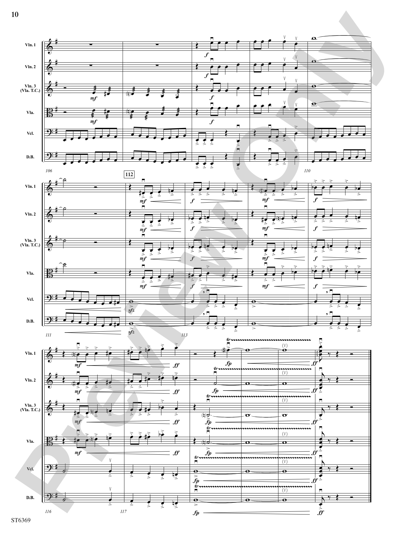 Gladiator's Glory: String Orchestra Conductor Score & Parts