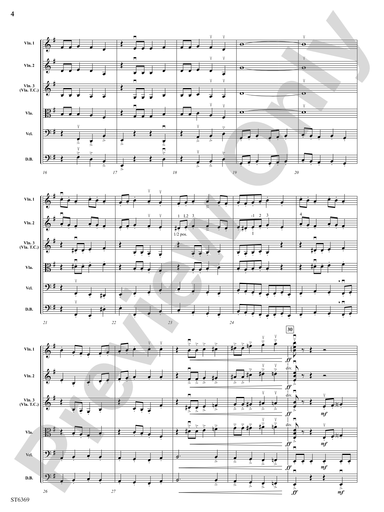 Gladiator's Glory: String Orchestra Conductor Score & Parts