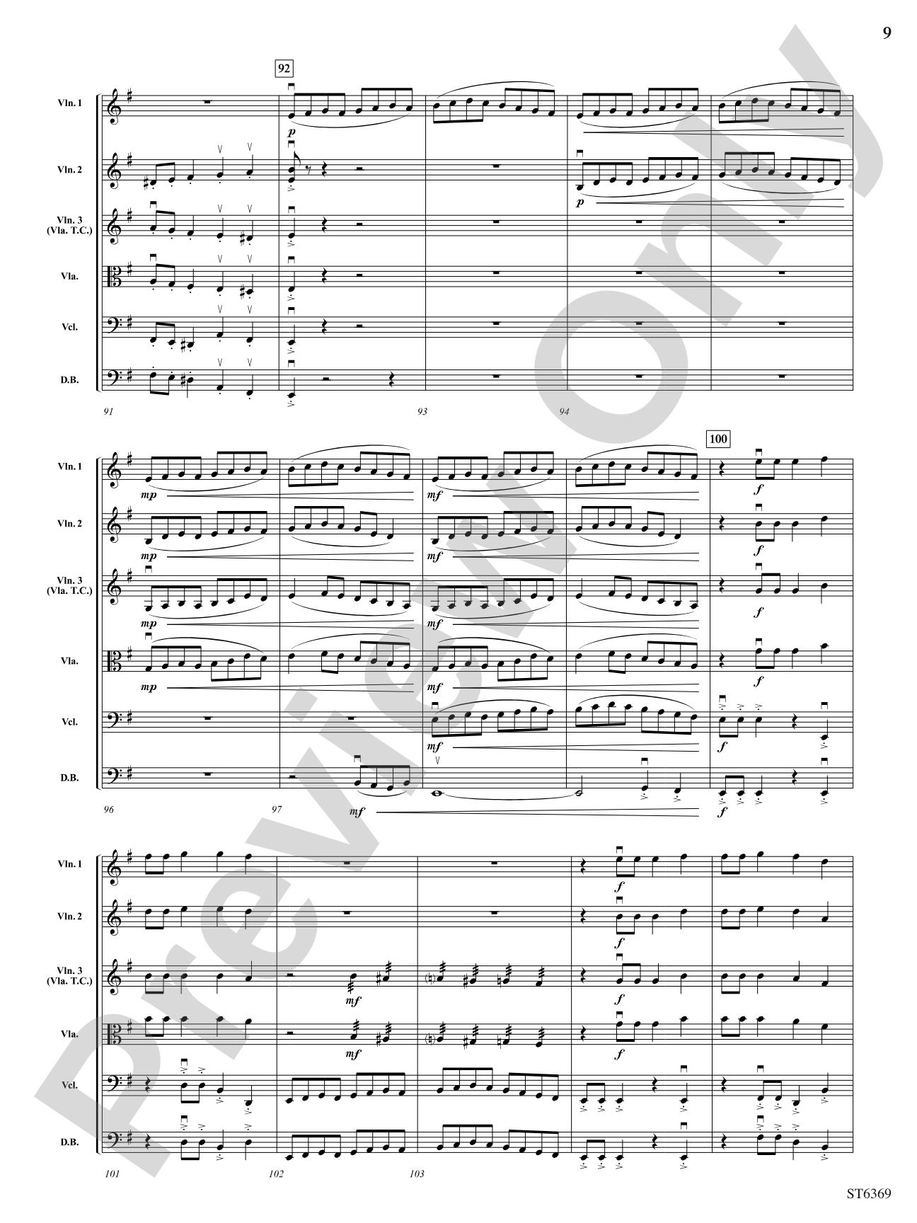 Gladiator's Glory: String Orchestra Conductor Score & Parts