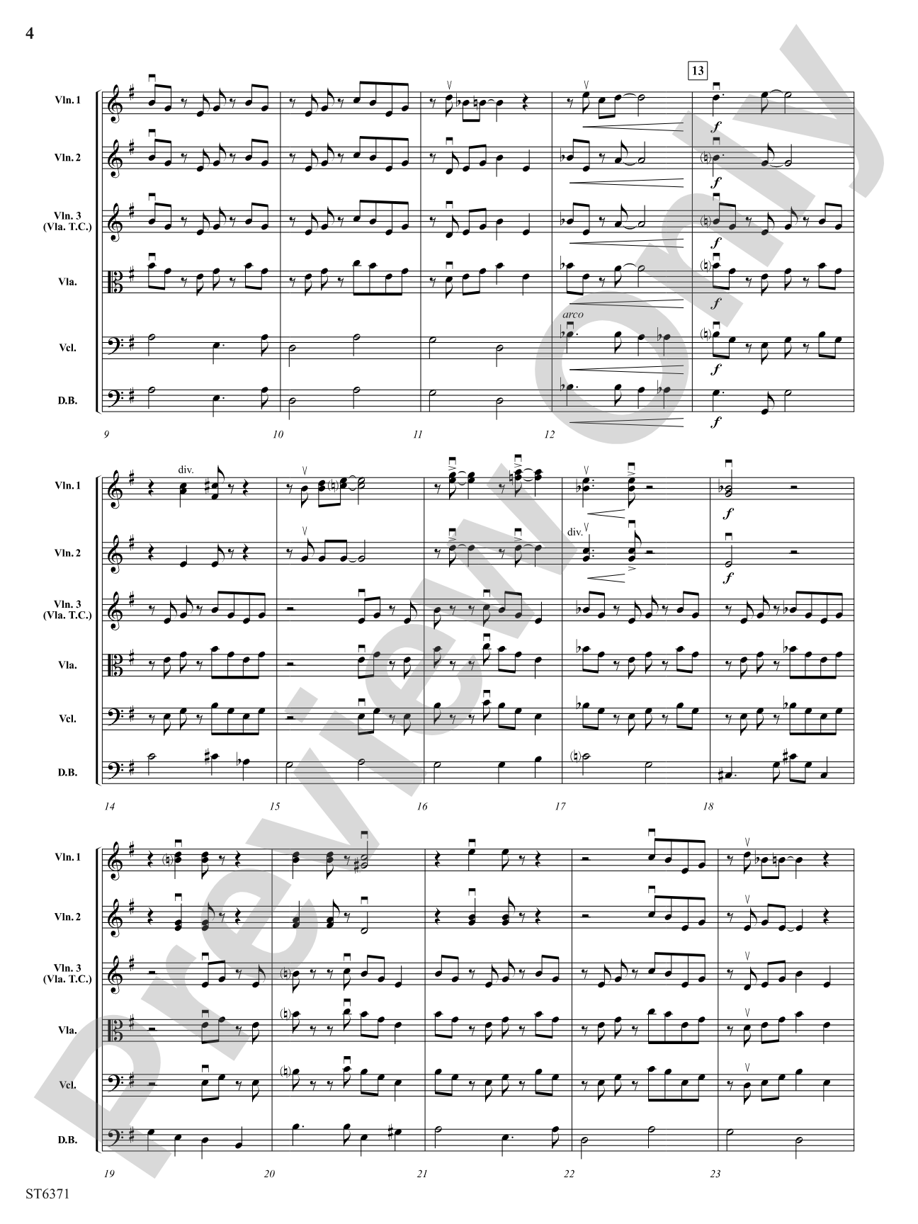 Bebop: String Orchestra Conductor Score & Parts