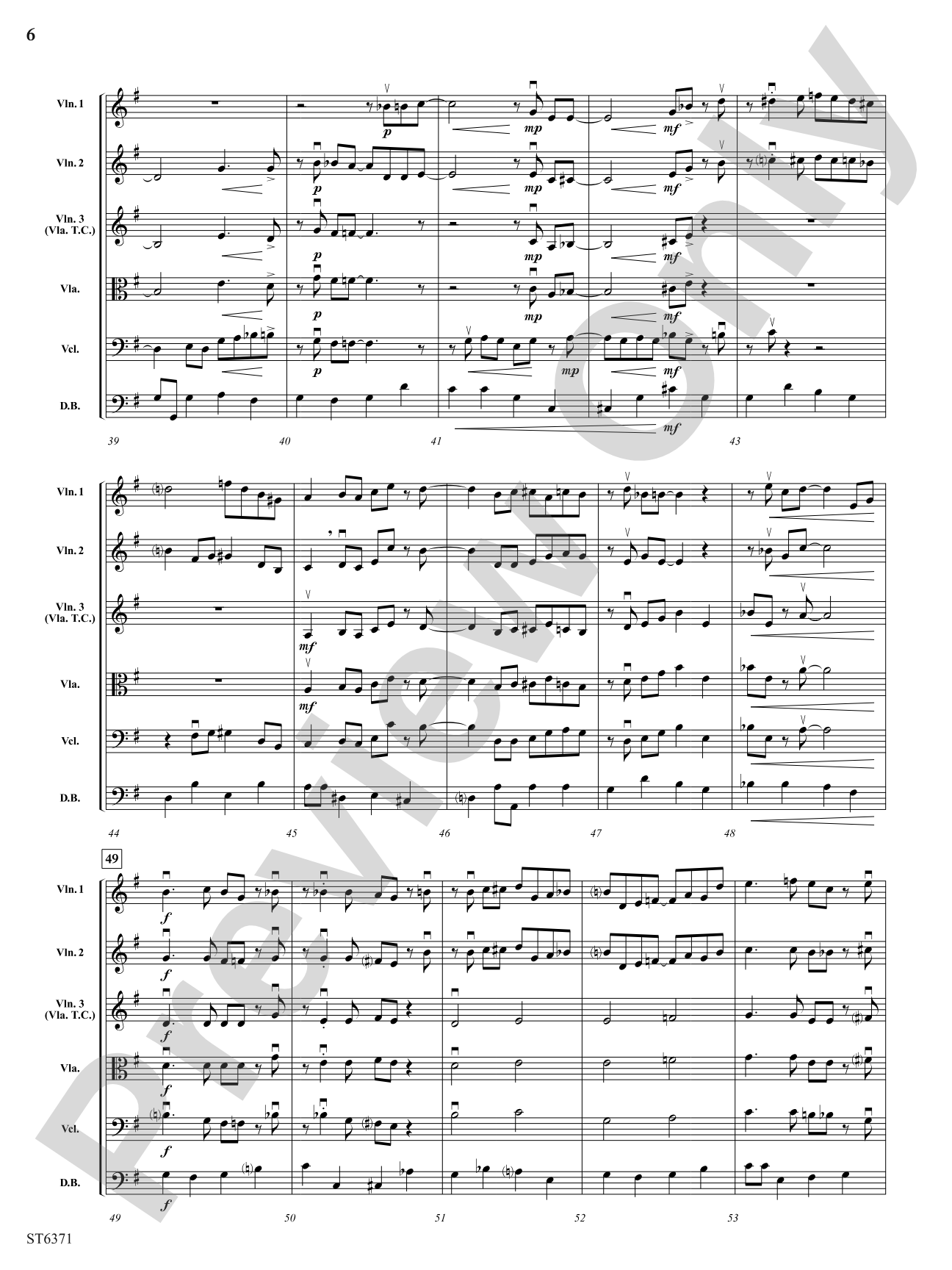 Bebop: String Orchestra Conductor Score & Parts