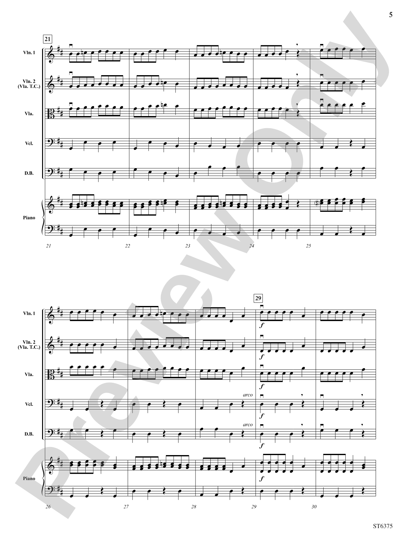 Boogie Blues: String Orchestra Conductor Score & Parts