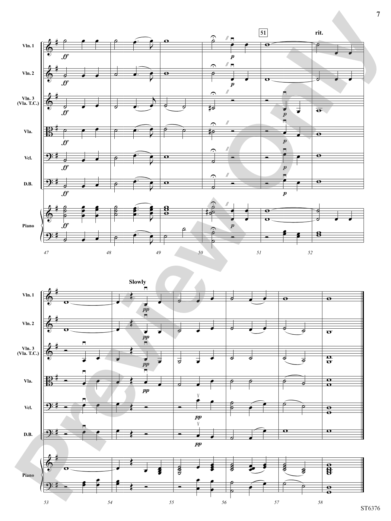 It Is Well with My Soul: String Orchestra Conductor Score & Parts