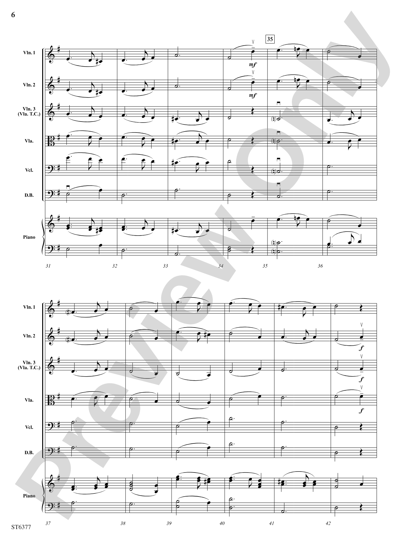 Two Italian Dances: String Orchestra Conductor Score & Parts