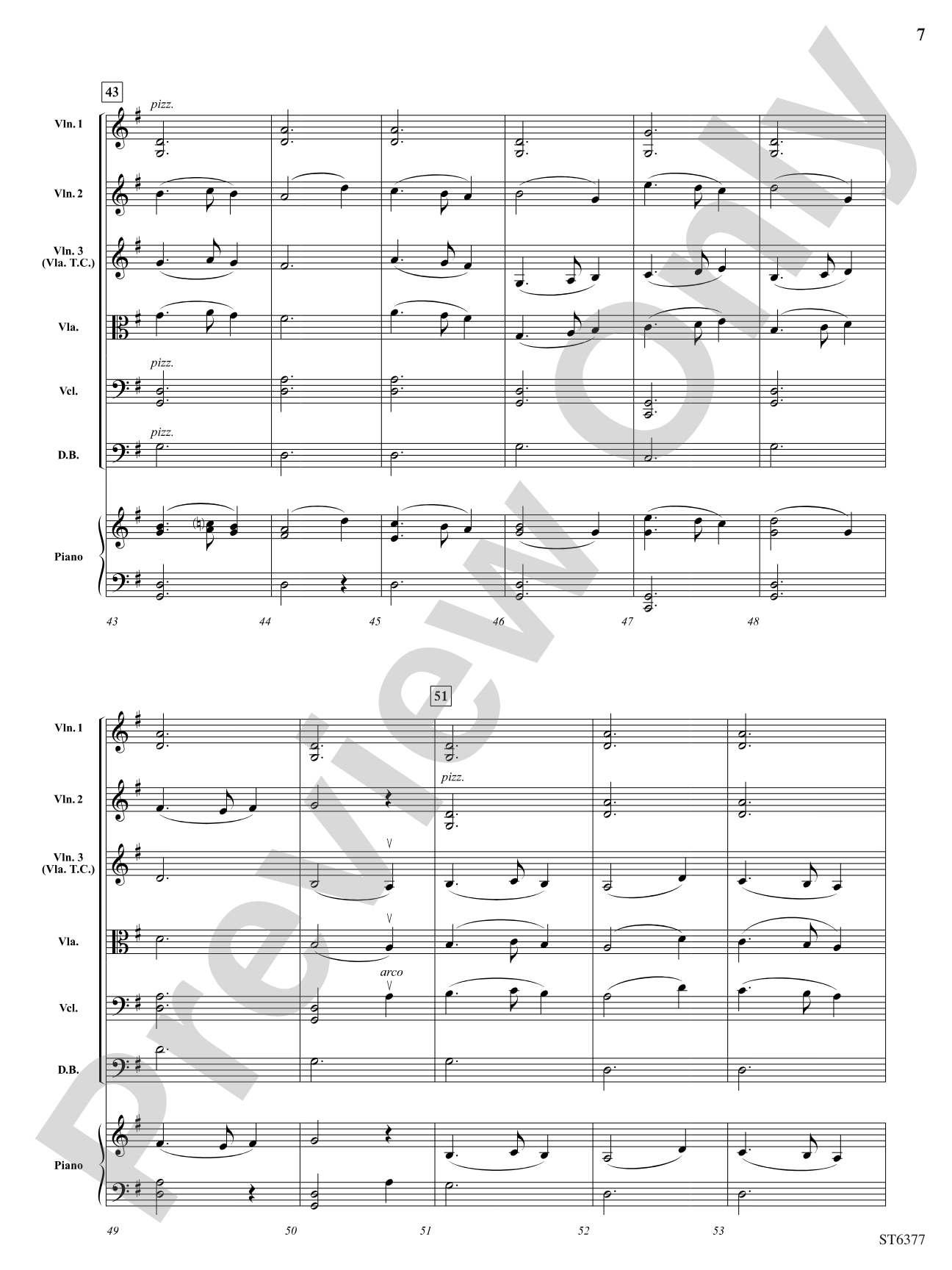 Two Italian Dances: String Orchestra Conductor Score & Parts