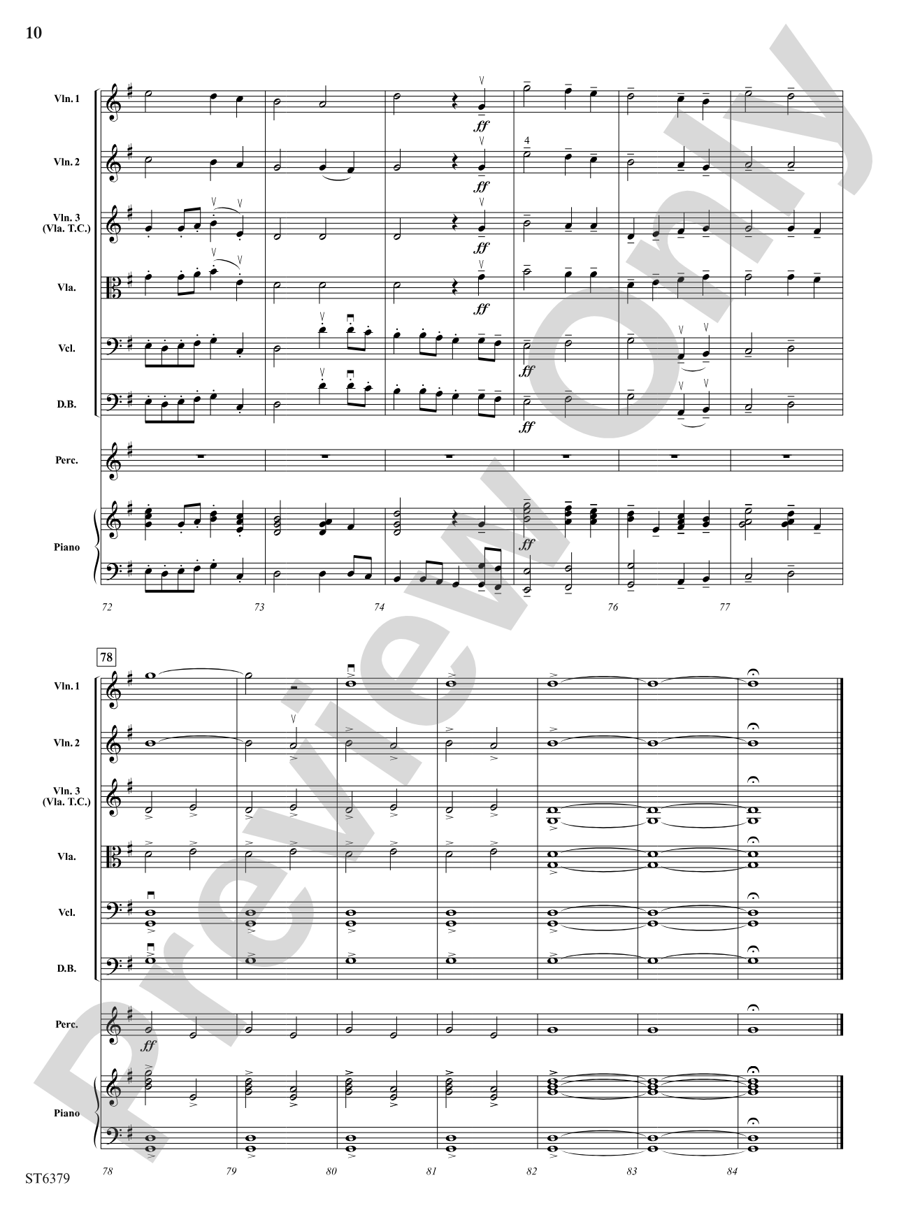 What the Angels Tell Me: String Orchestra Conductor Score & Parts