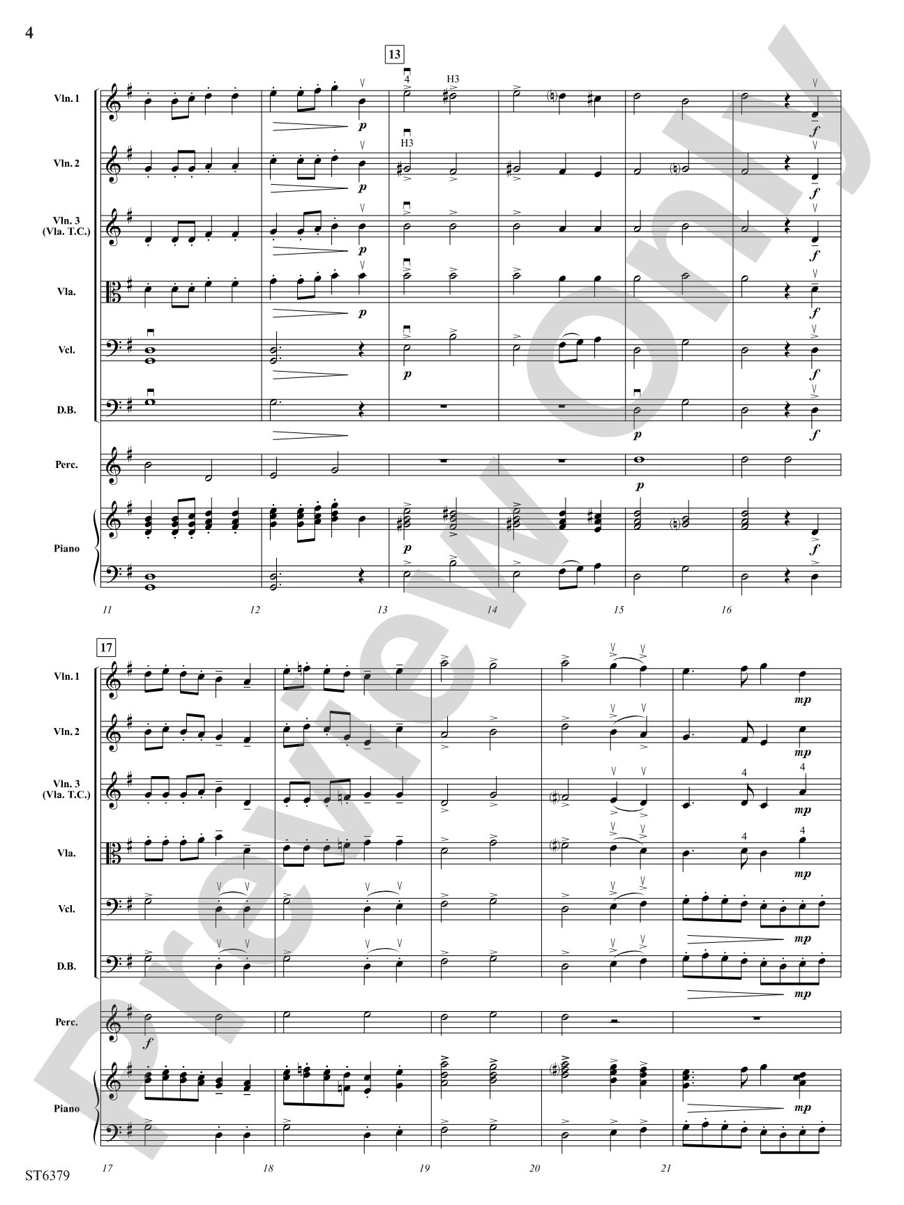 What the Angels Tell Me: String Orchestra Conductor Score & Parts