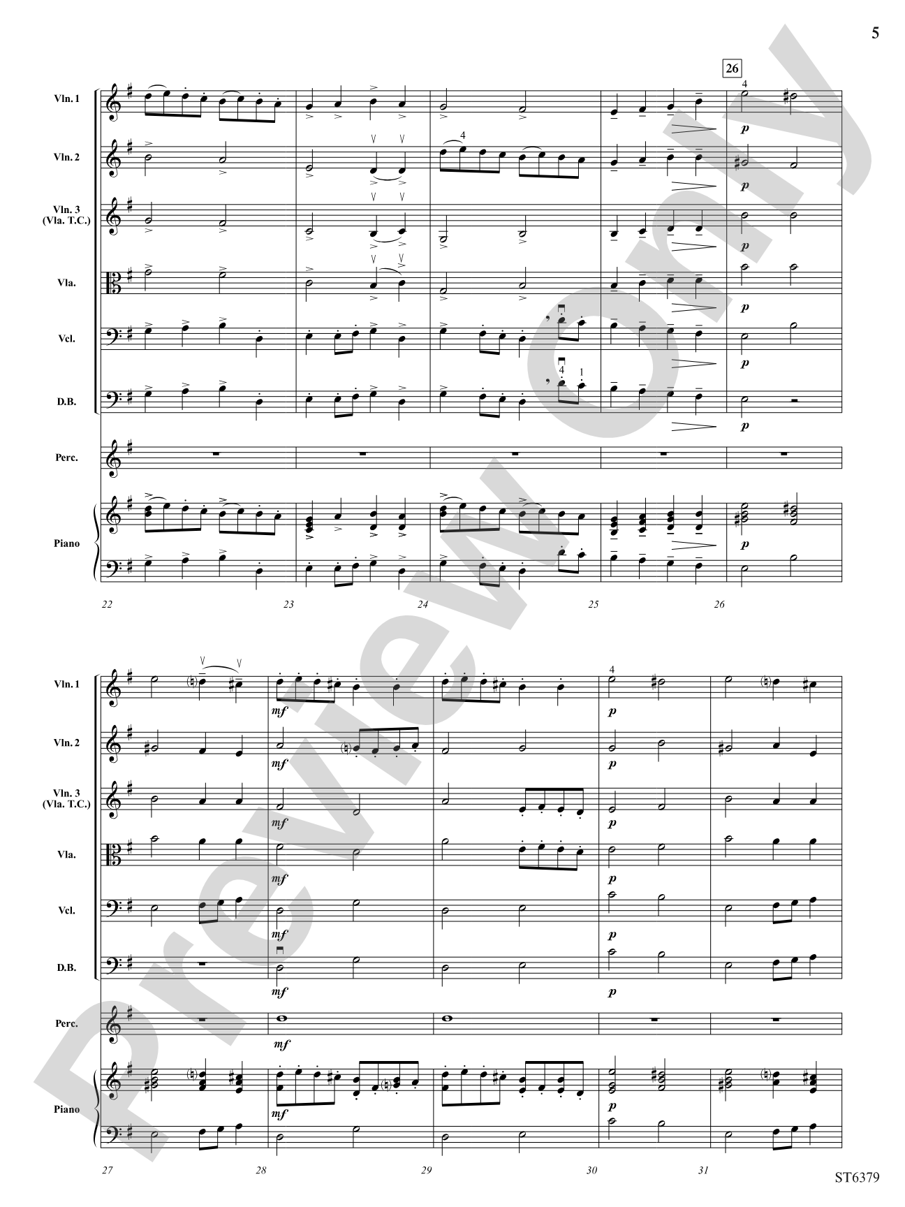 What the Angels Tell Me: String Orchestra Conductor Score & Parts
