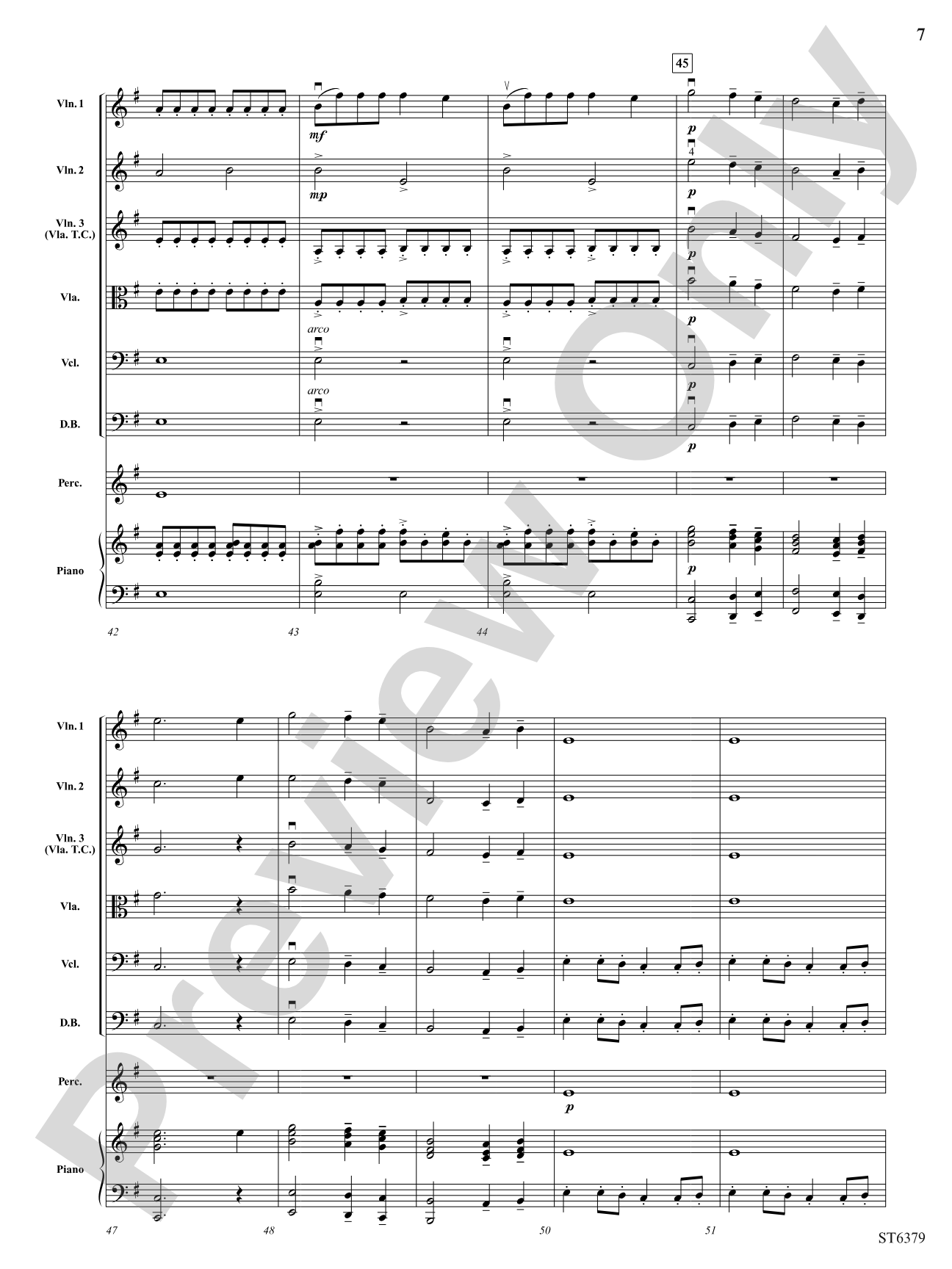 What the Angels Tell Me: String Orchestra Conductor Score & Parts