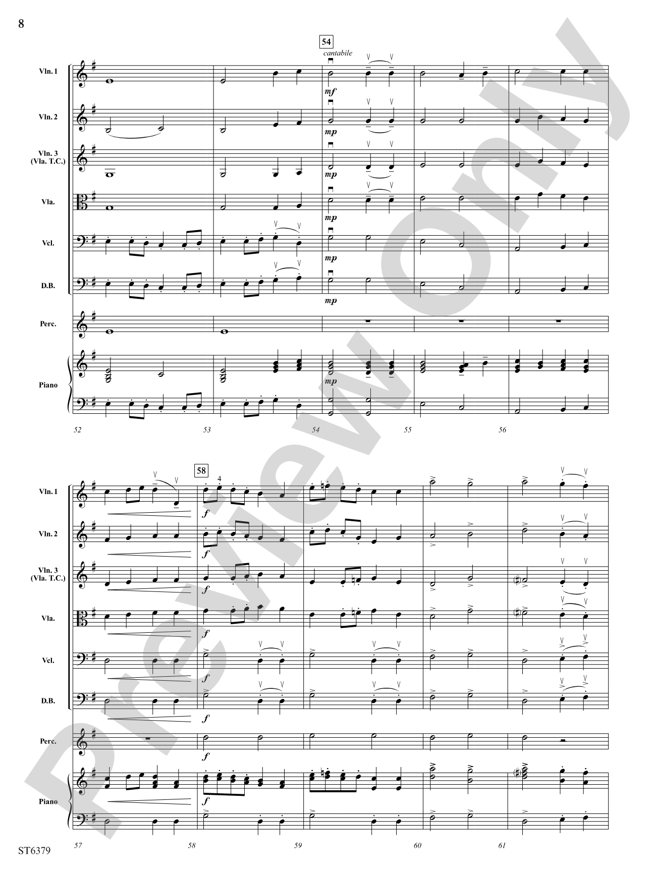 What the Angels Tell Me: String Orchestra Conductor Score & Parts