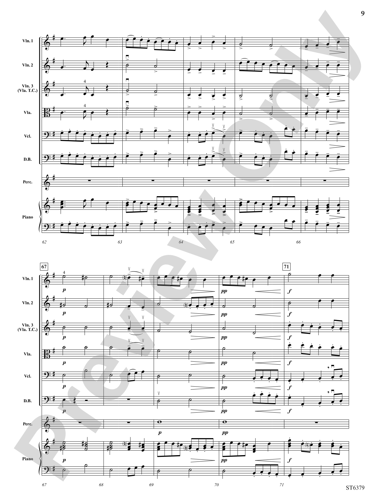 What the Angels Tell Me: String Orchestra Conductor Score & Parts