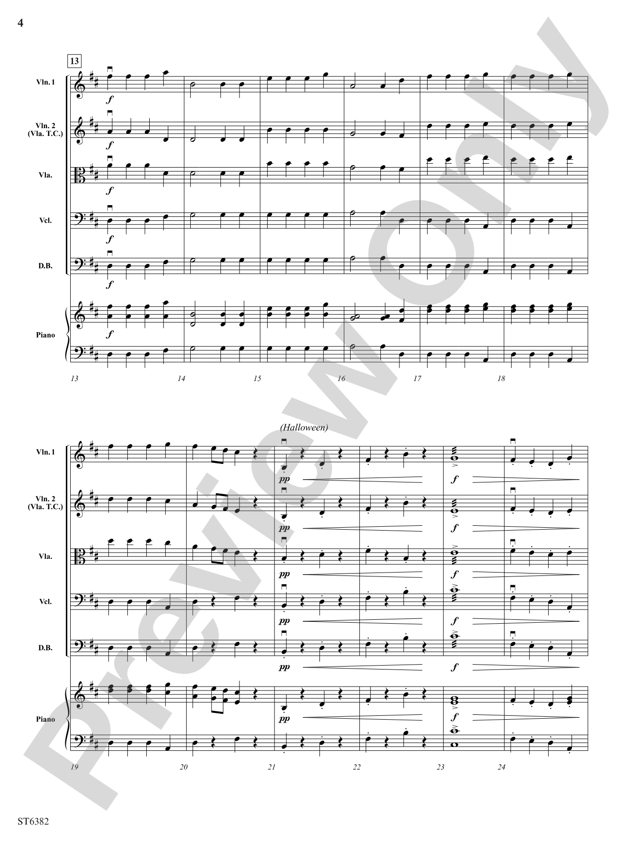 A Vivaldi School Year: String Orchestra Conductor Score & Parts