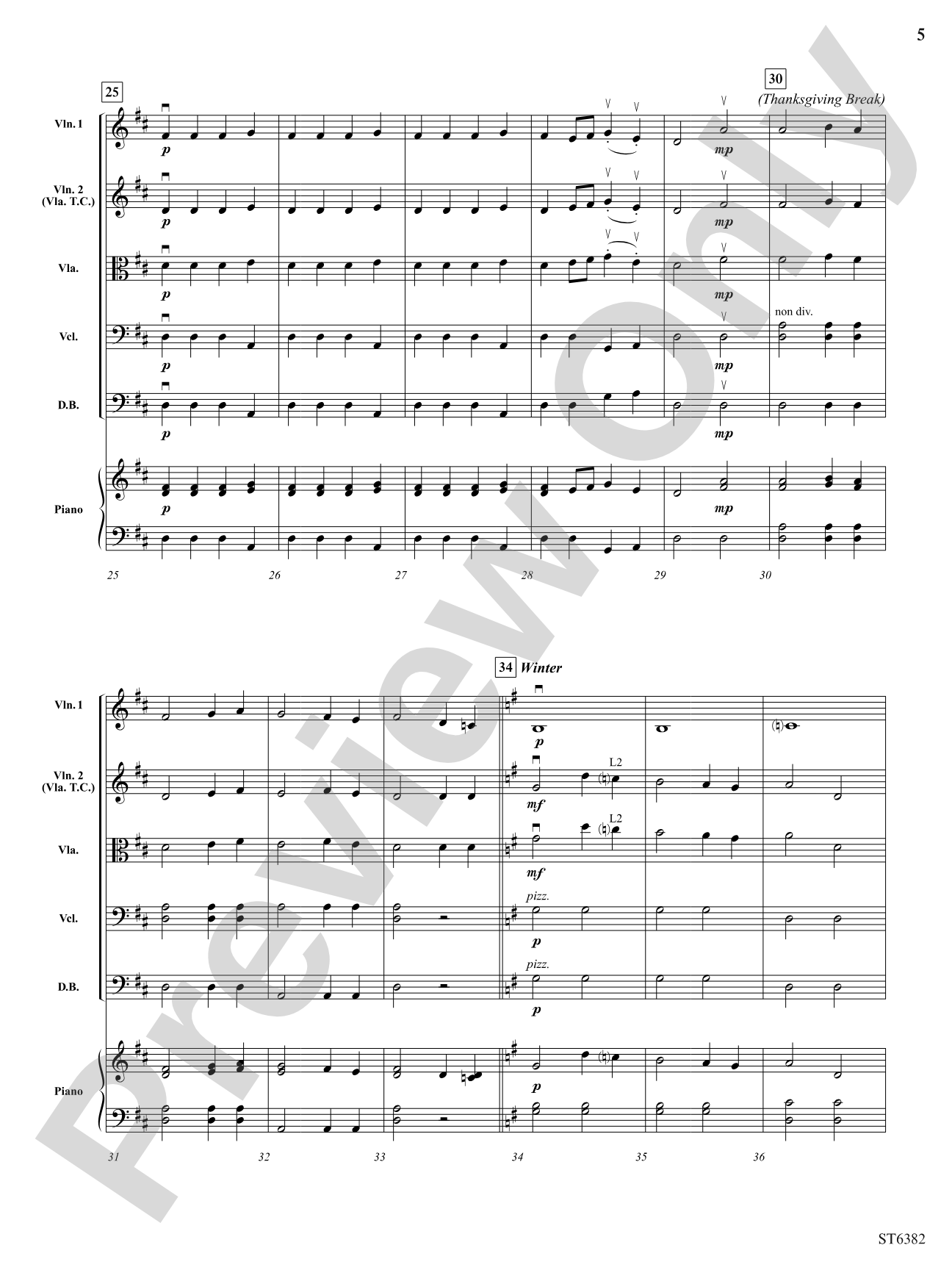 A Vivaldi School Year: String Orchestra Conductor Score & Parts