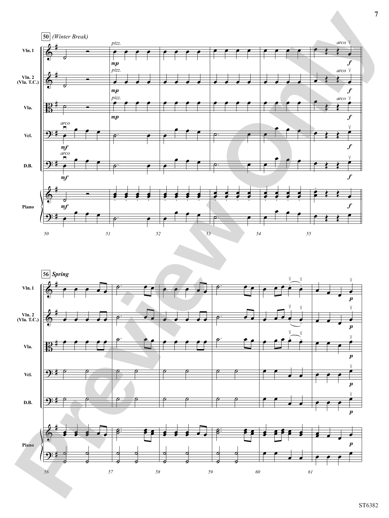 A Vivaldi School Year: String Orchestra Conductor Score & Parts