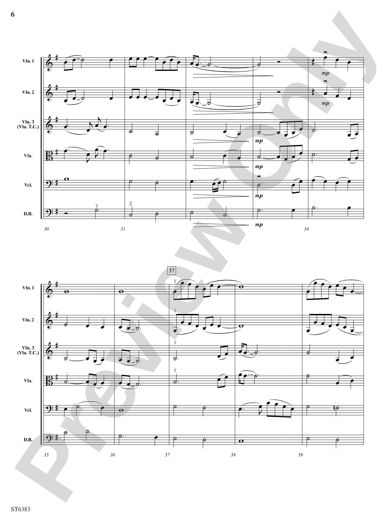 Shenandoah: String Orchestra Conductor Score & Parts