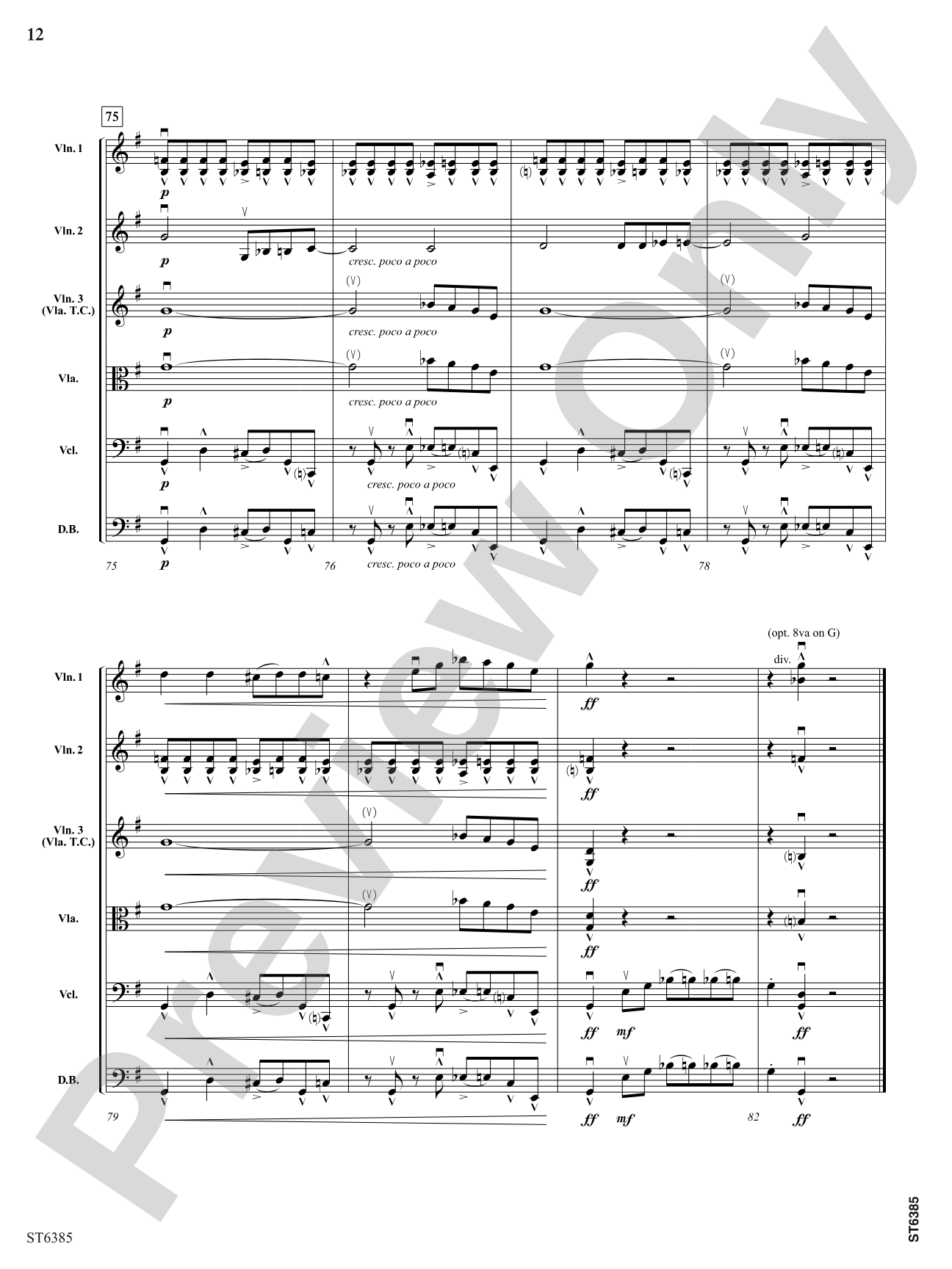 Strings Cut Loose: String Orchestra Conductor Score & Parts