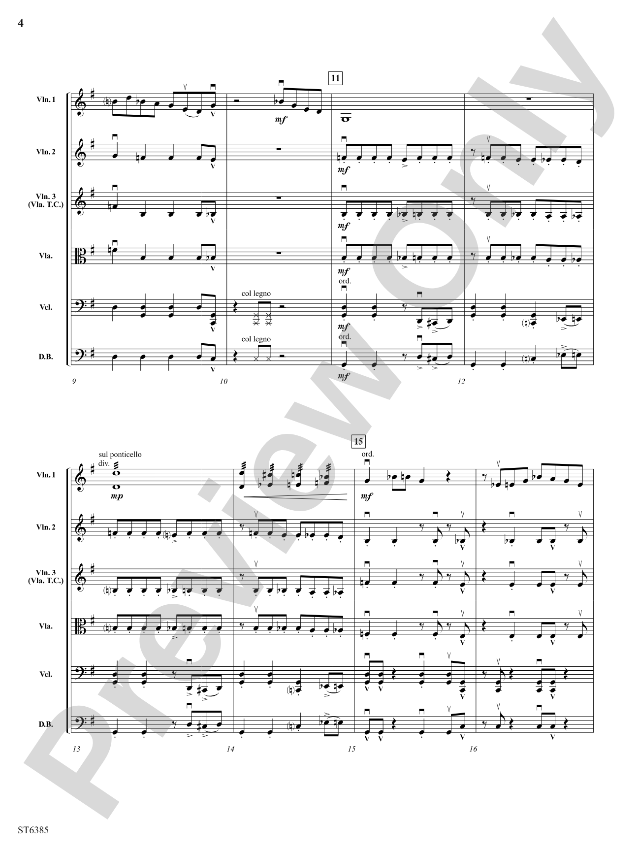 Strings Cut Loose: String Orchestra Conductor Score & Parts