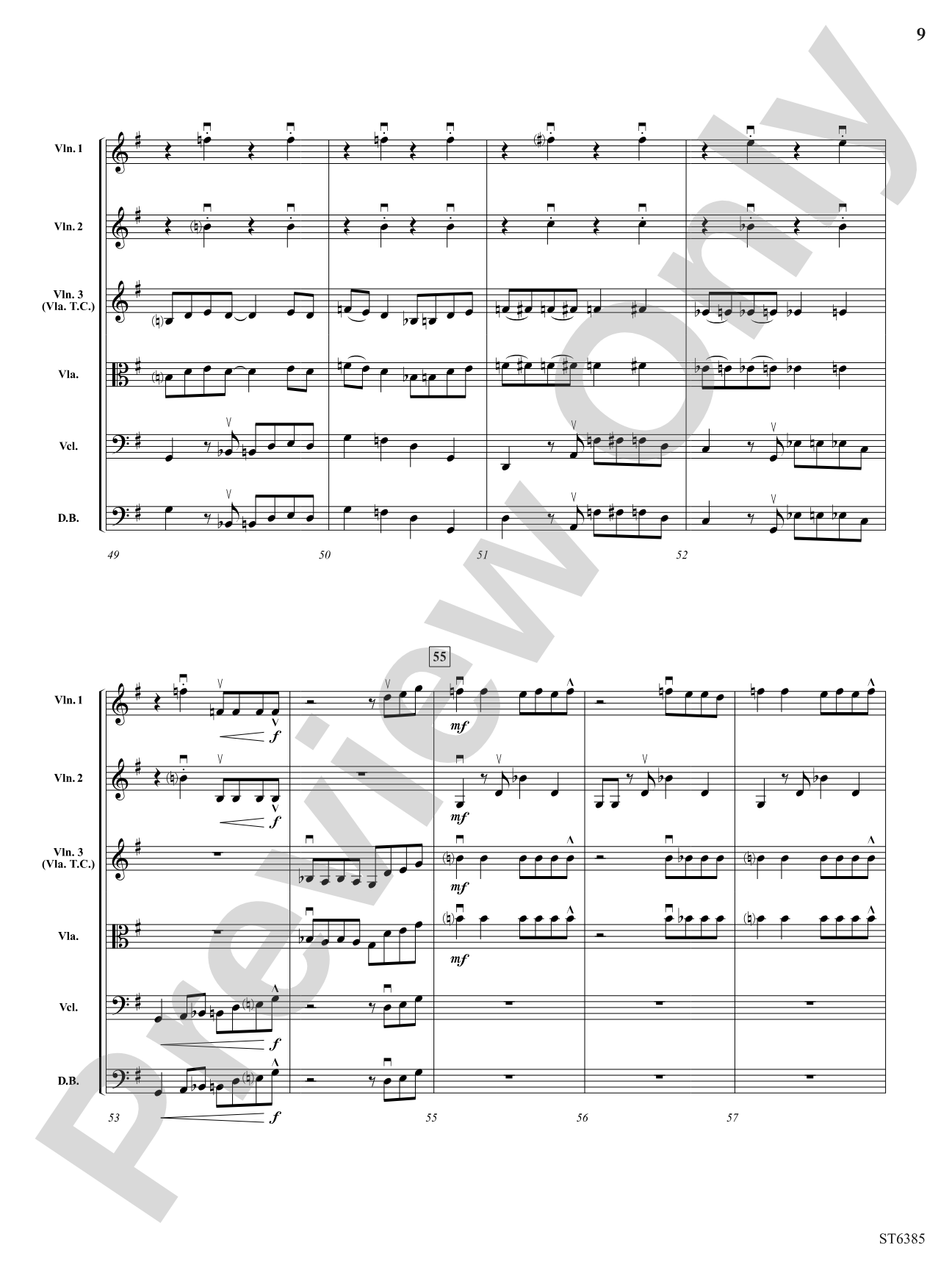 Strings Cut Loose: String Orchestra Conductor Score & Parts