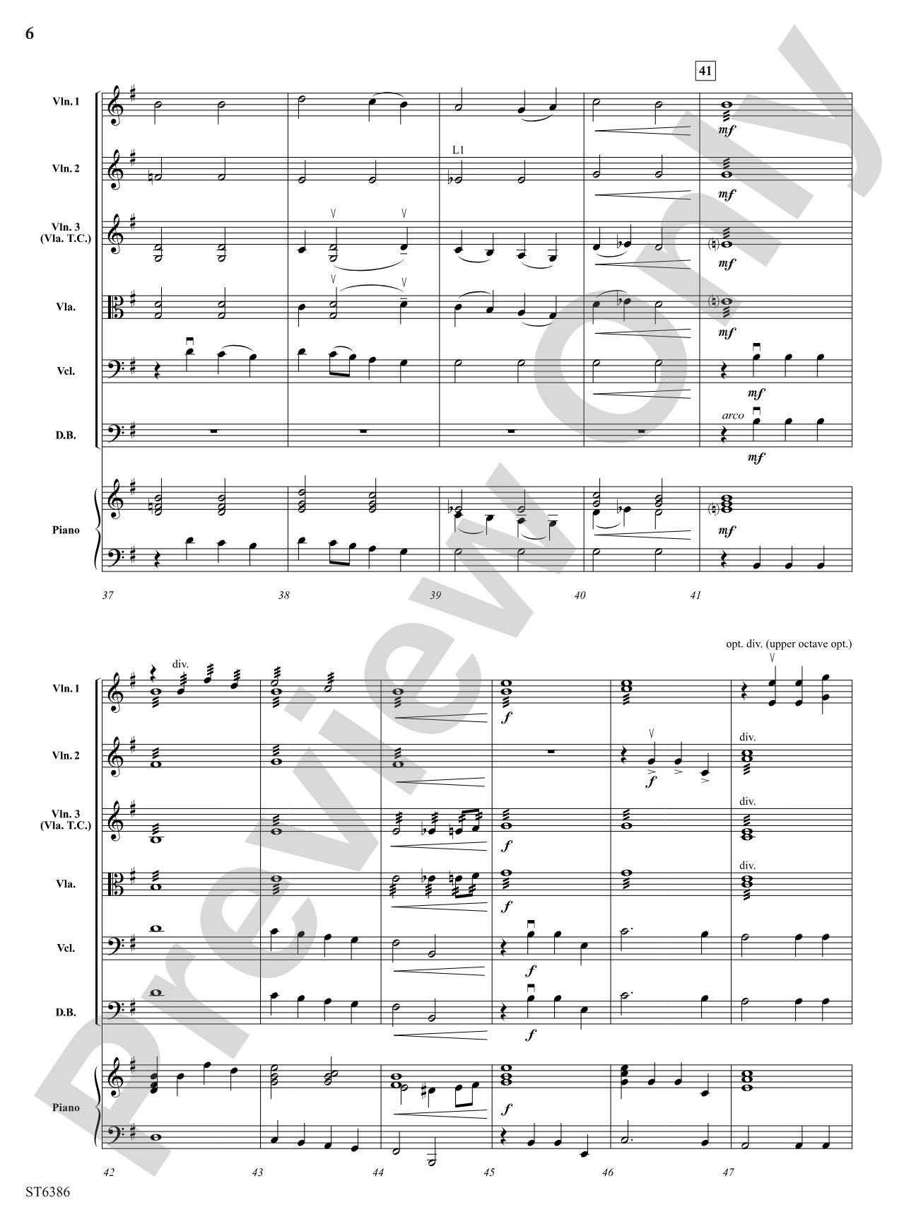 Lullaby to the Moon: String Orchestra Conductor Score & Parts
