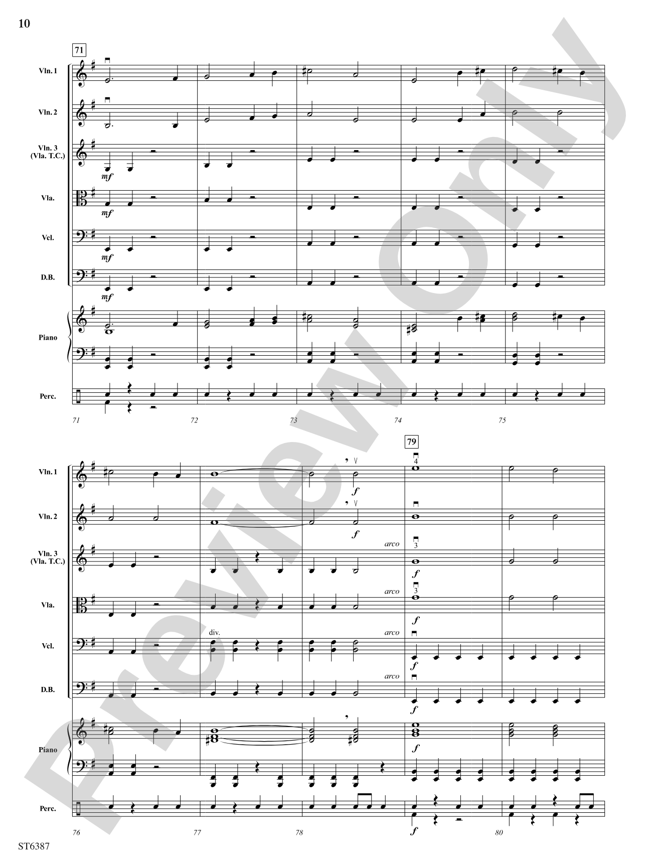 Storm: String Orchestra Conductor Score & Parts