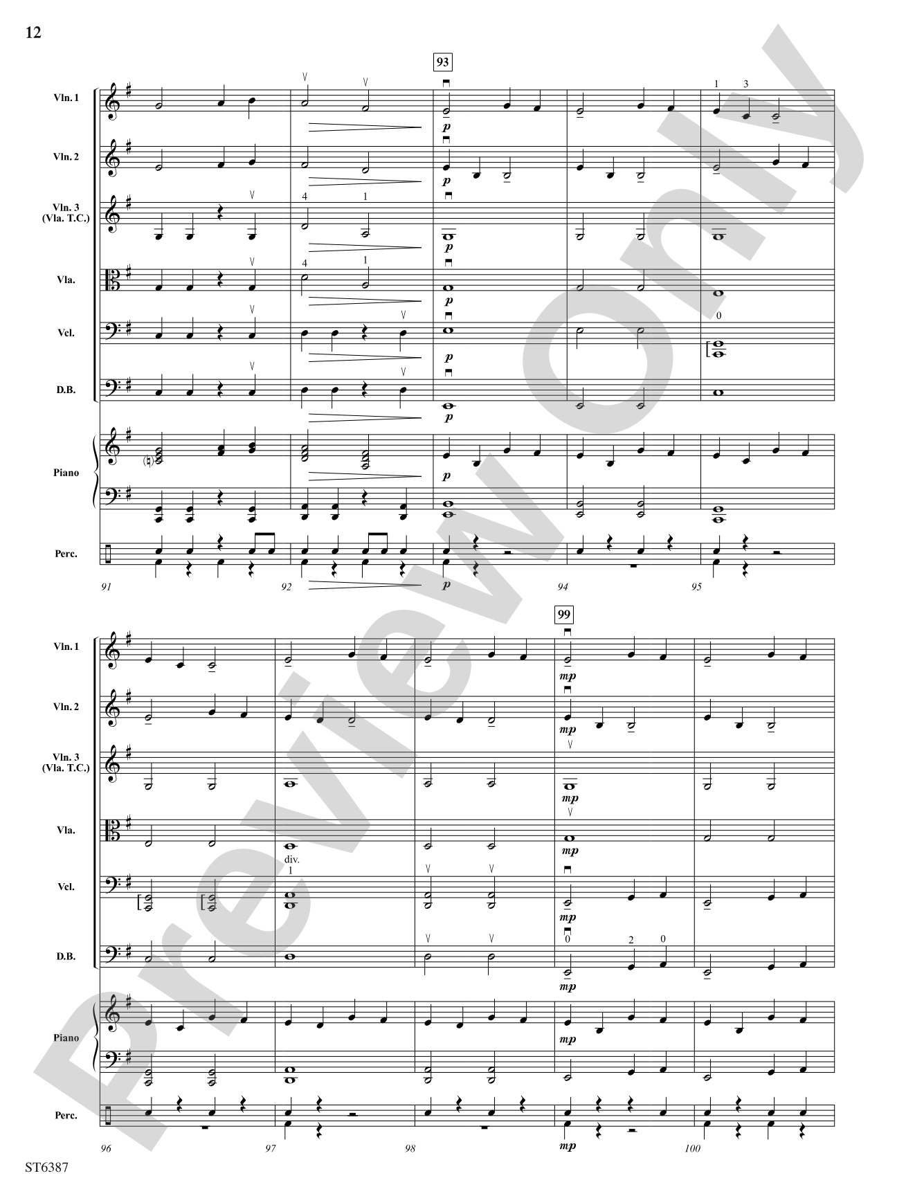 Storm: String Orchestra Conductor Score & Parts