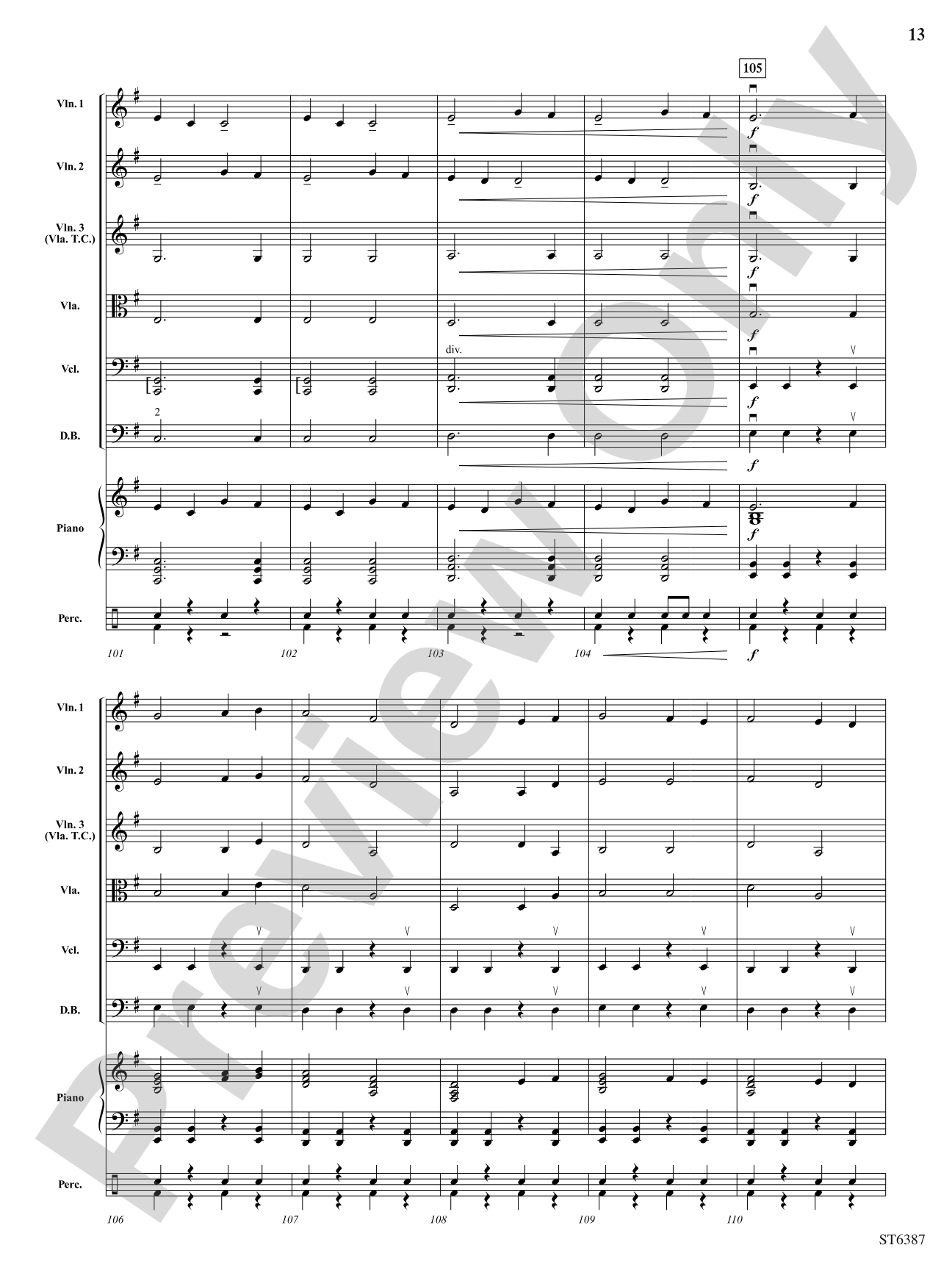 Storm: String Orchestra Conductor Score & Parts