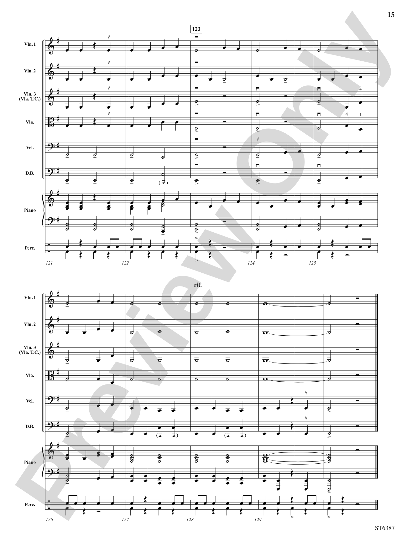 Storm: String Orchestra Conductor Score & Parts