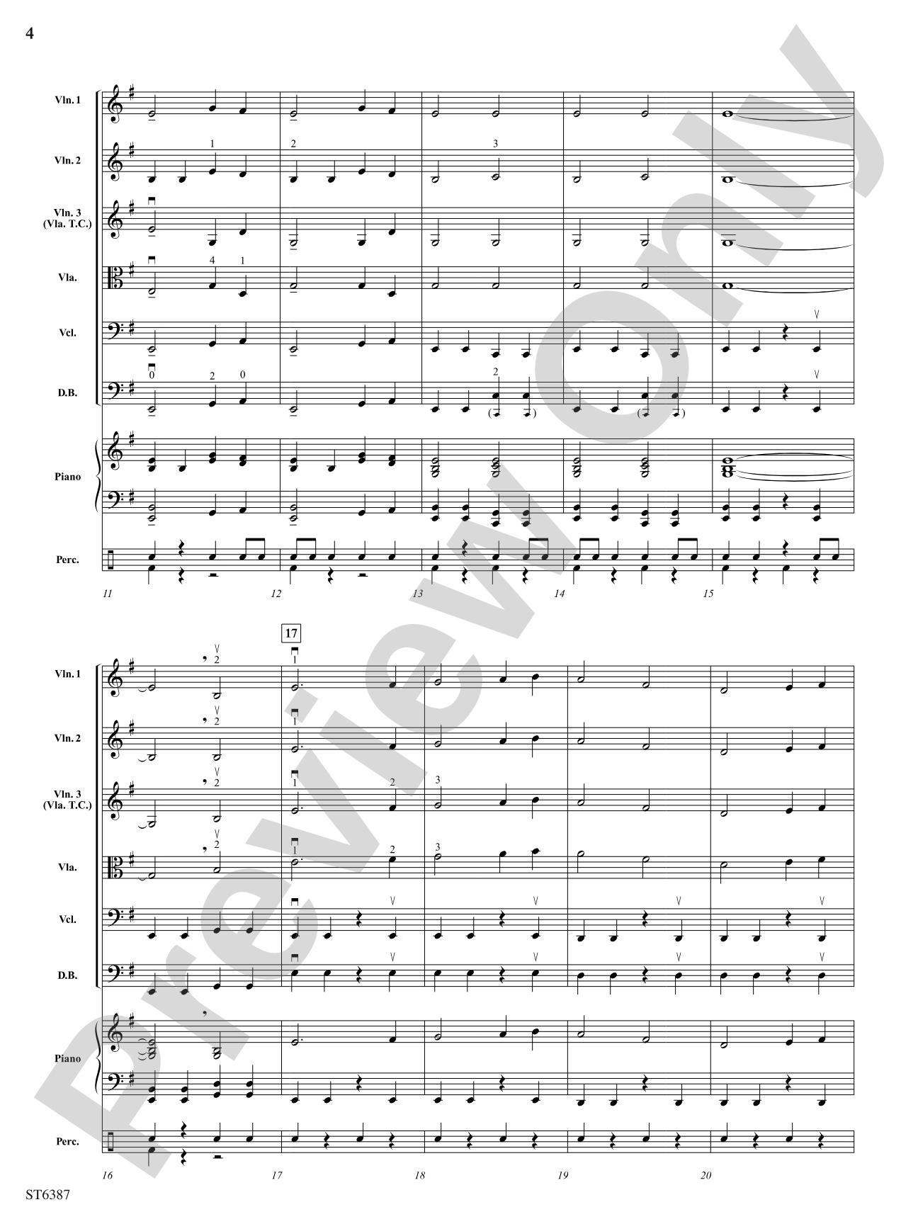 Storm: String Orchestra Conductor Score & Parts