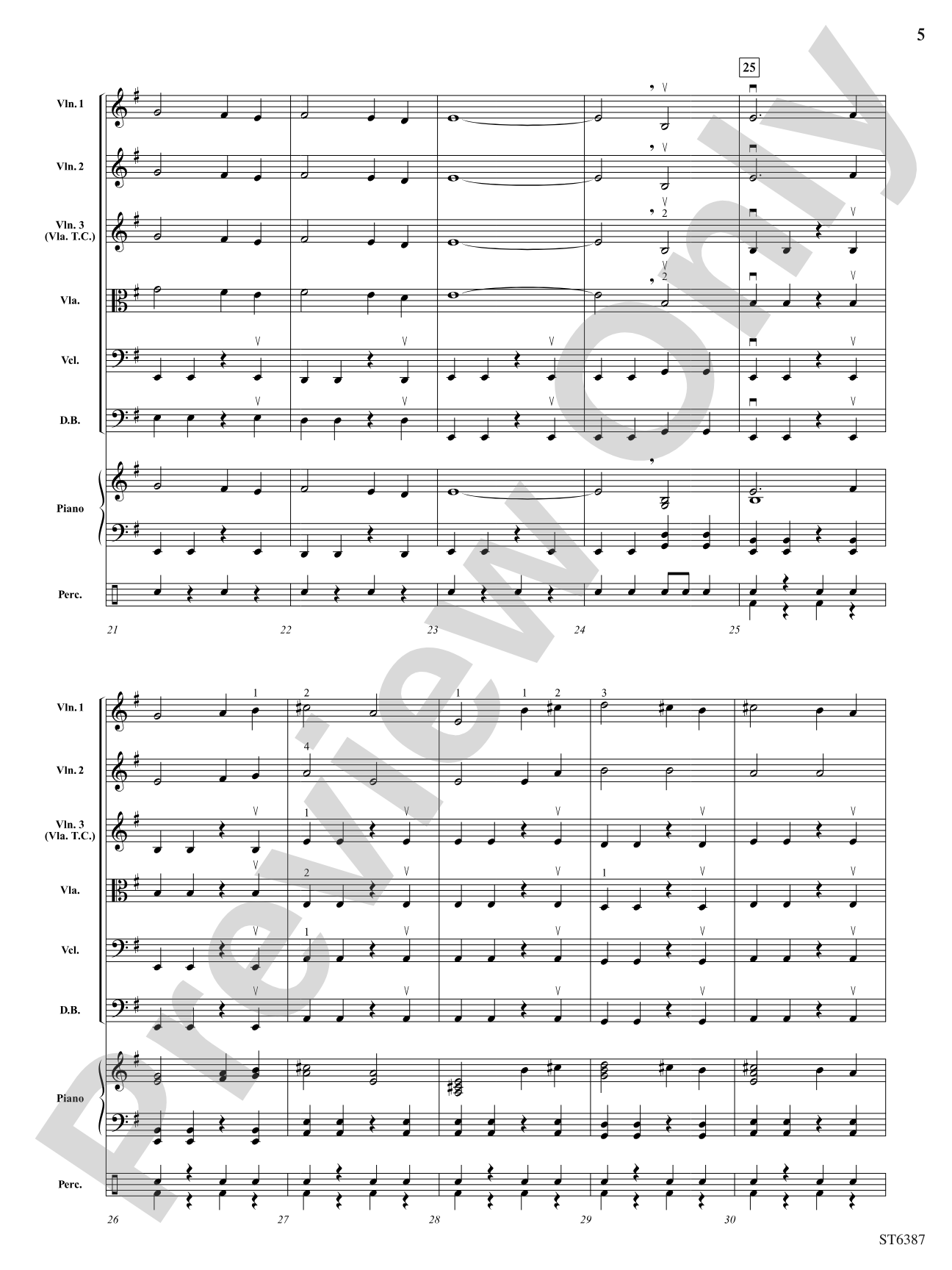 Storm: String Orchestra Conductor Score & Parts