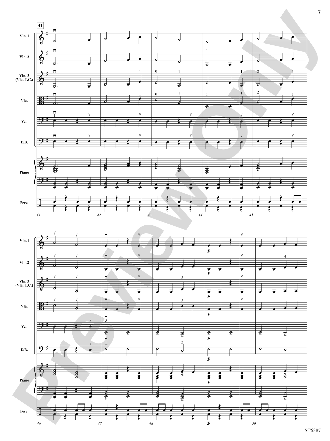 Storm: String Orchestra Conductor Score & Parts