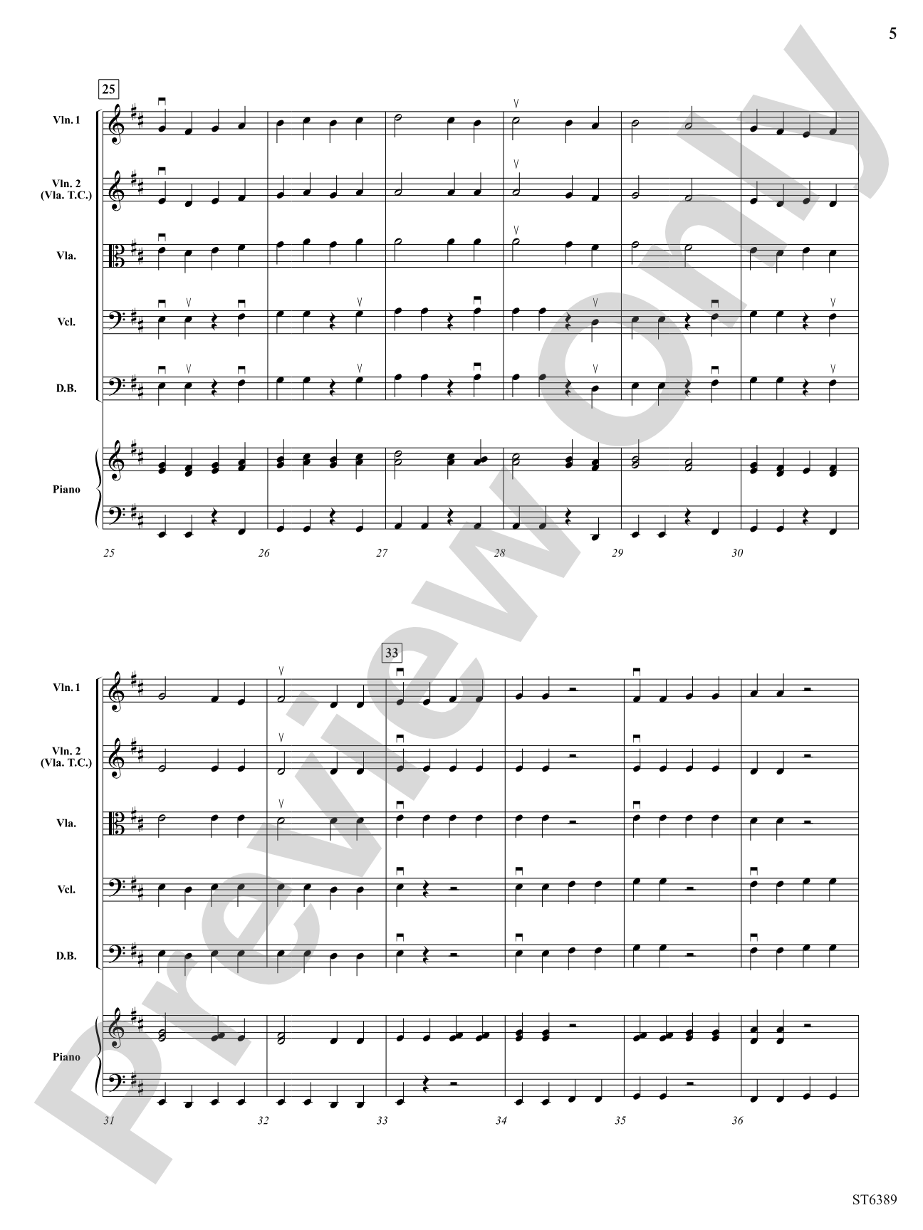 Impulse: String Orchestra Conductor Score & Parts