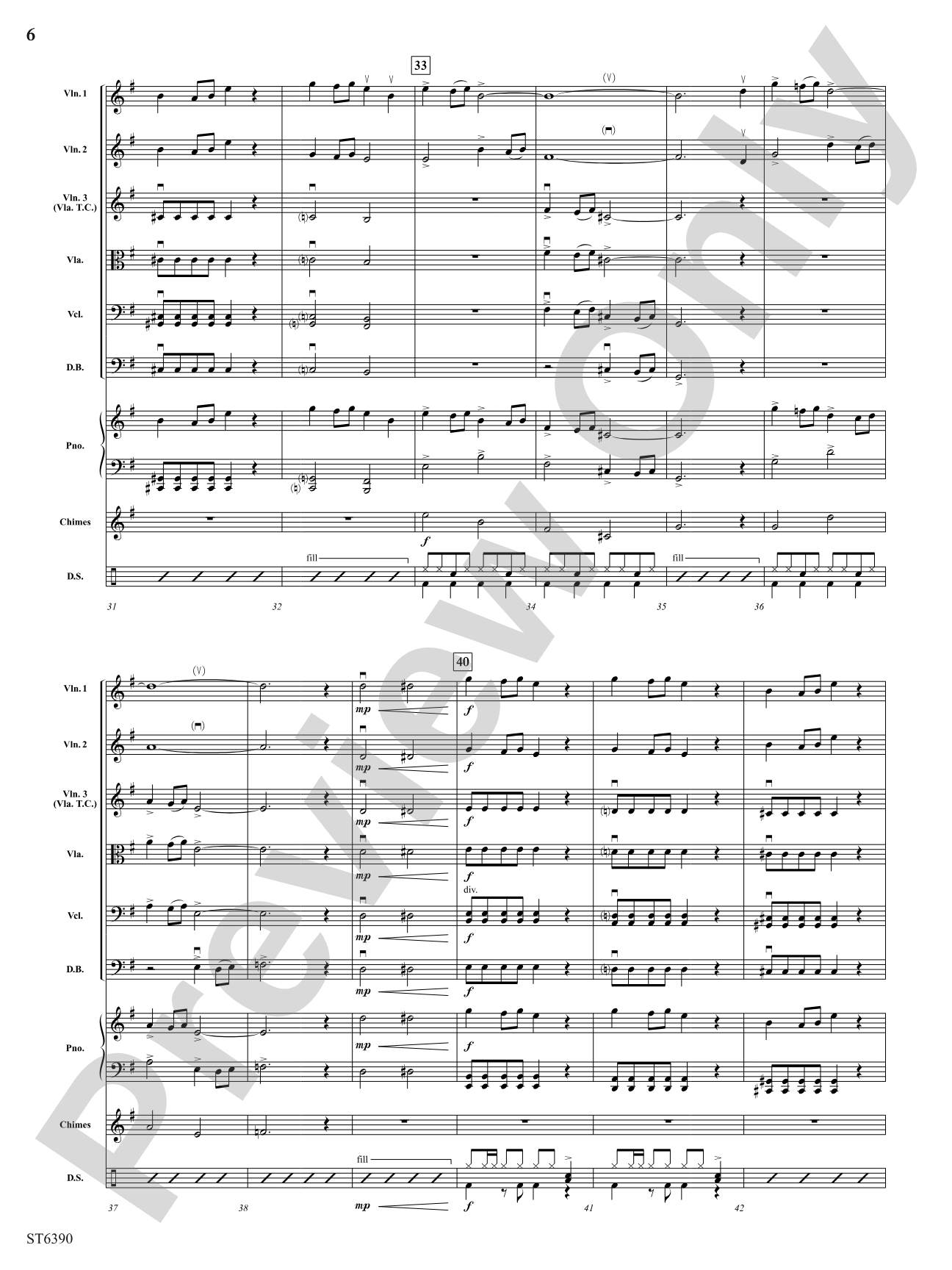 Bell Carol Rock: String Orchestra Conductor Score & Parts