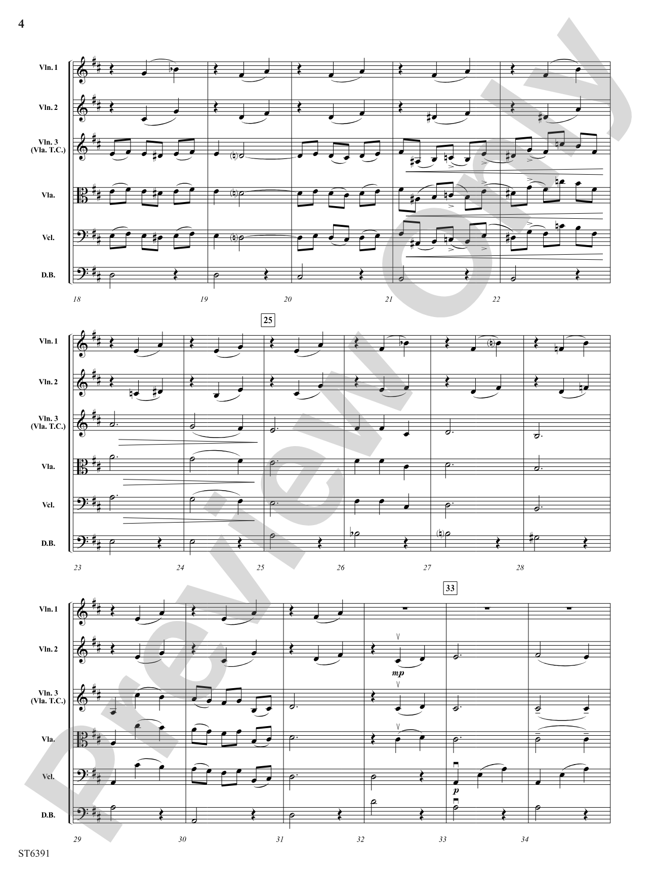 Nocturne: String Orchestra Conductor Score & Parts