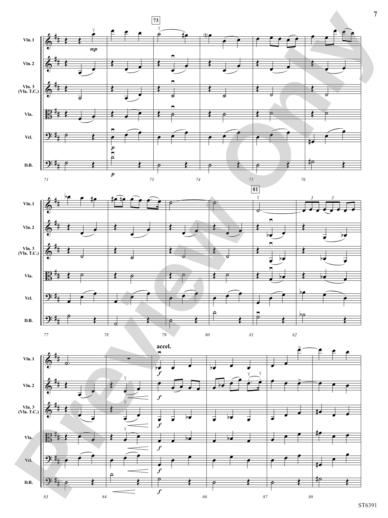 Nocturne: String Orchestra Conductor Score & Parts