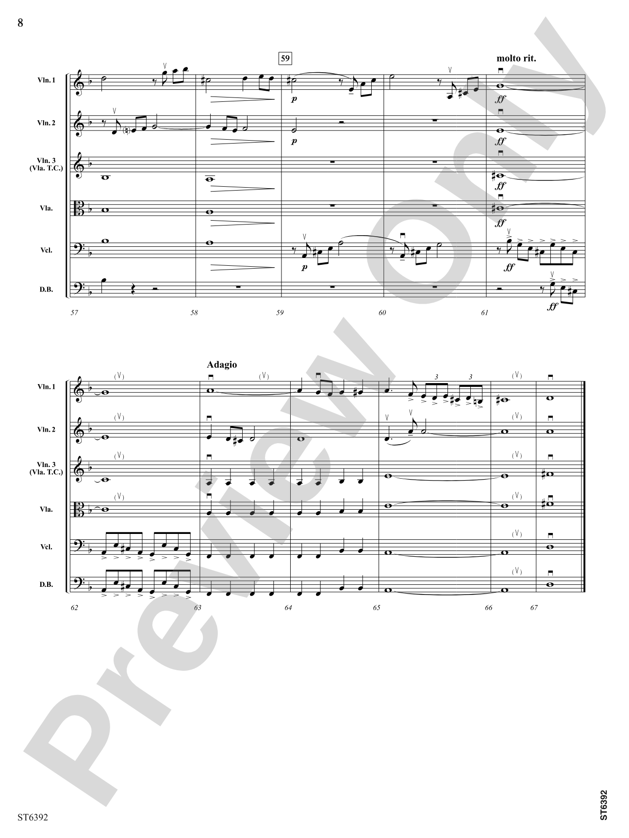 Toccata Prima: String Orchestra Conductor Score & Parts