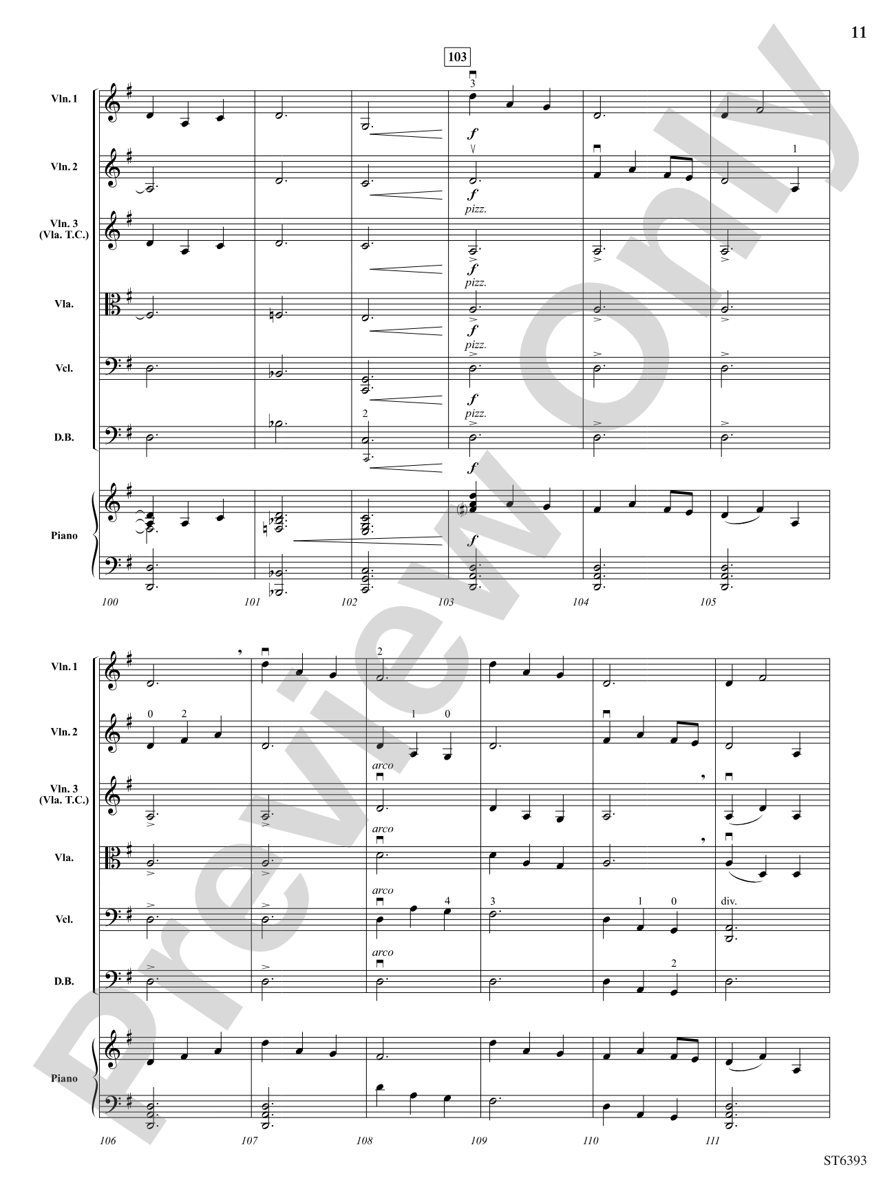 Jubilee Fanfare: String Orchestra Conductor Score & Parts