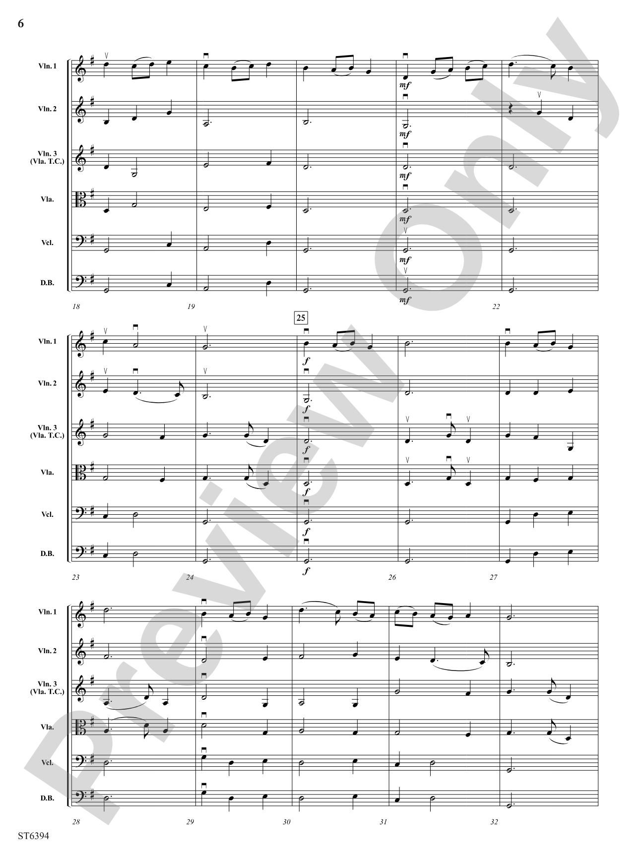 Pavane and La Volta: String Orchestra Conductor Score & Parts