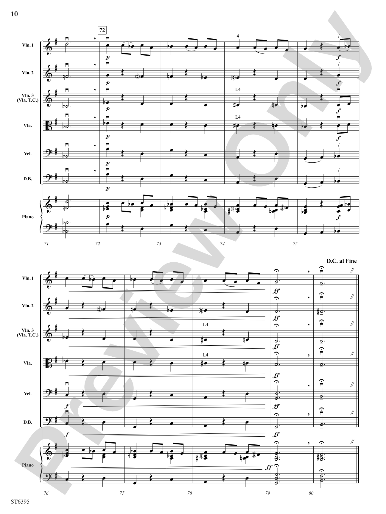 A Little Mischief Music: String Orchestra Conductor Score & Parts