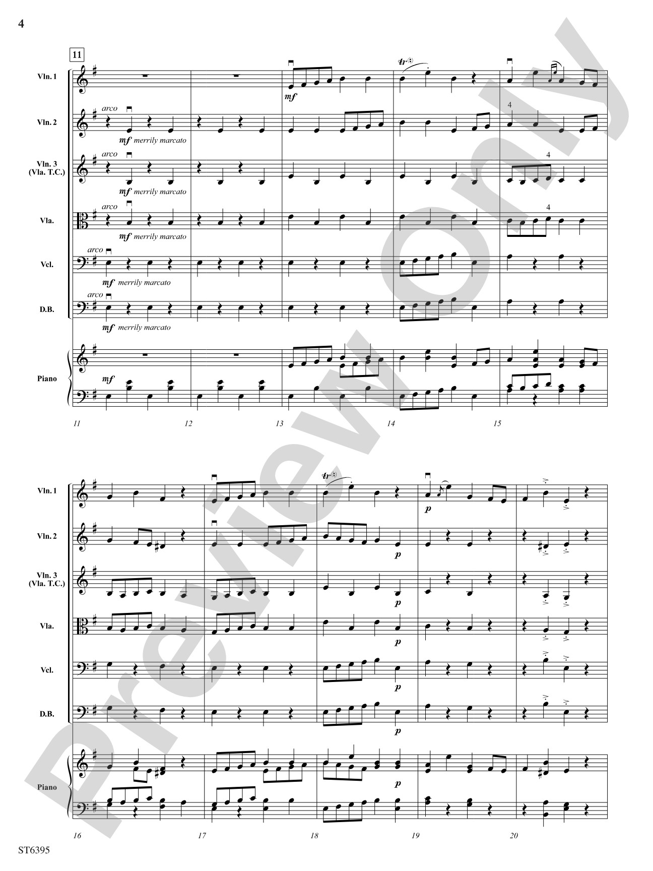 A Little Mischief Music: String Orchestra Conductor Score & Parts