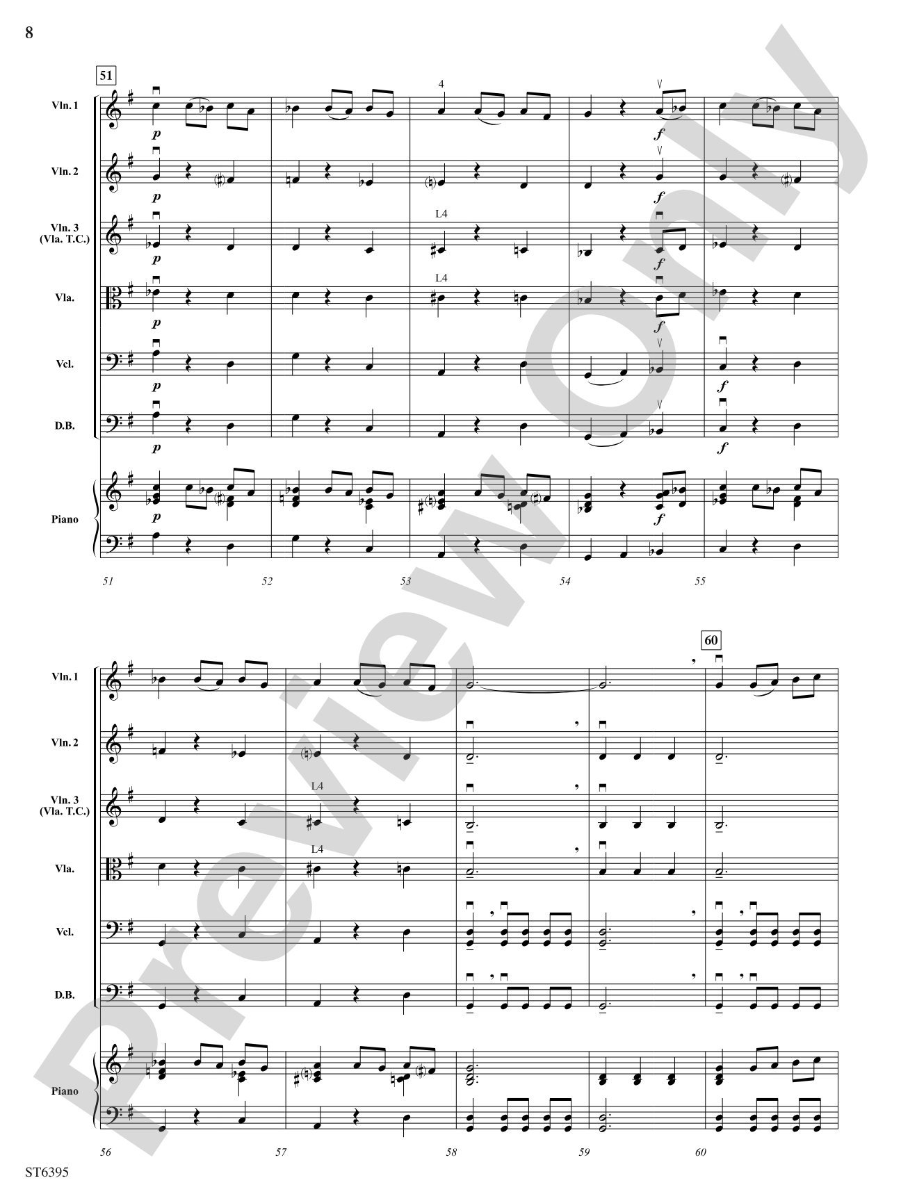 A Little Mischief Music: String Orchestra Conductor Score & Parts