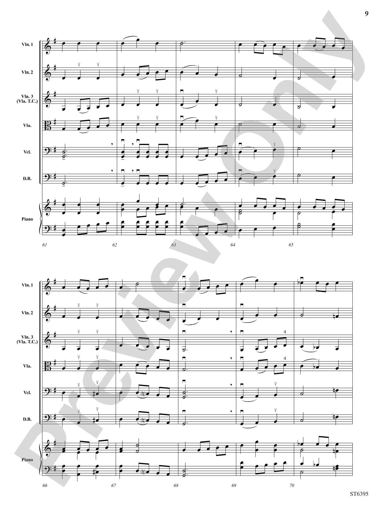 A Little Mischief Music: String Orchestra Conductor Score & Parts
