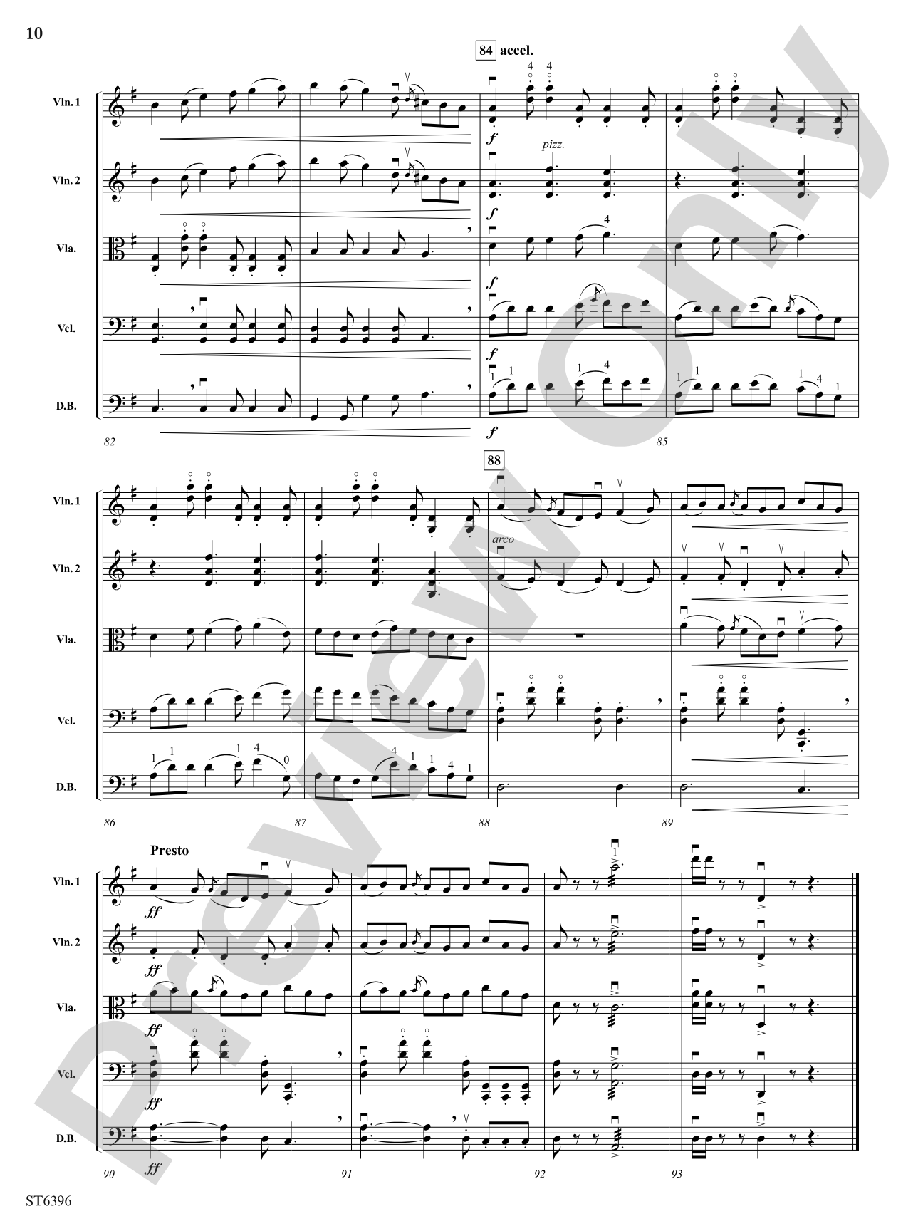 Echoes of Ireland: String Orchestra Conductor Score & Parts