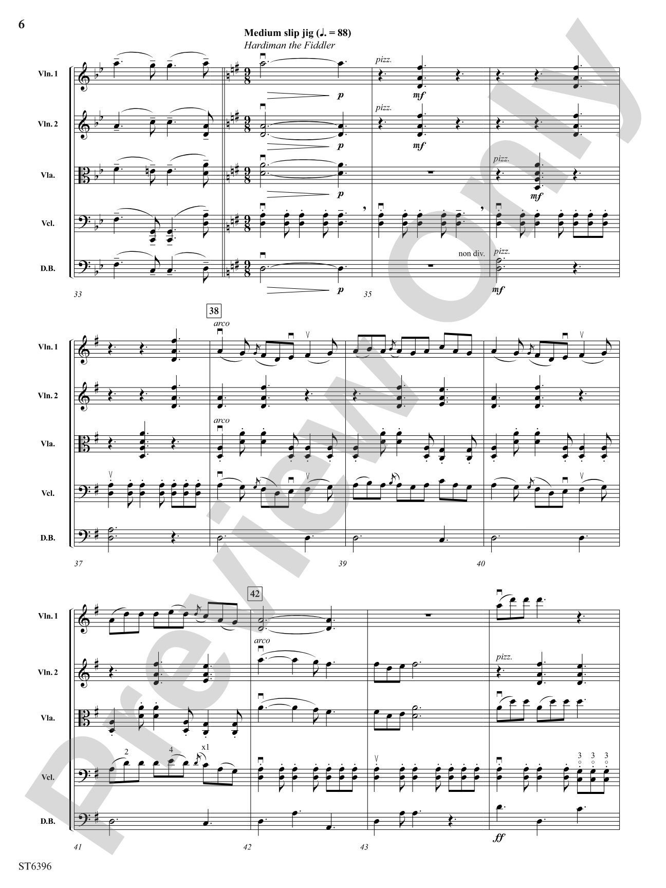 Echoes of Ireland: String Orchestra Conductor Score & Parts