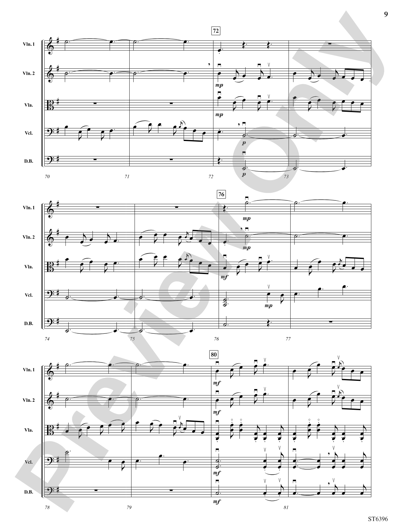 Echoes of Ireland: String Orchestra Conductor Score & Parts