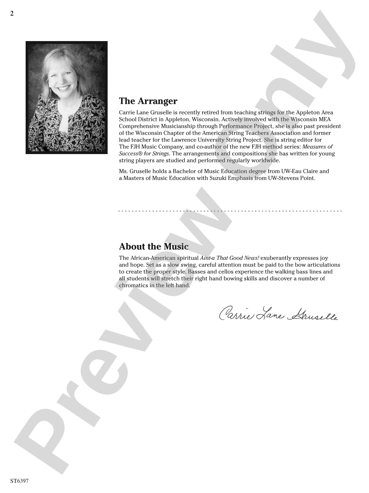 Good News!: String Orchestra Conductor Score & Parts