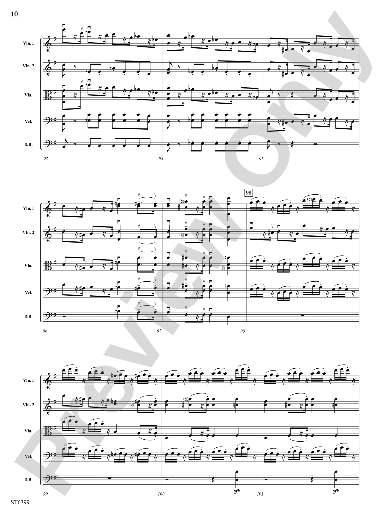 Allegro Con Brio from Symphony No. 8 (First Movement): String Orchestra Conductor Score & Parts