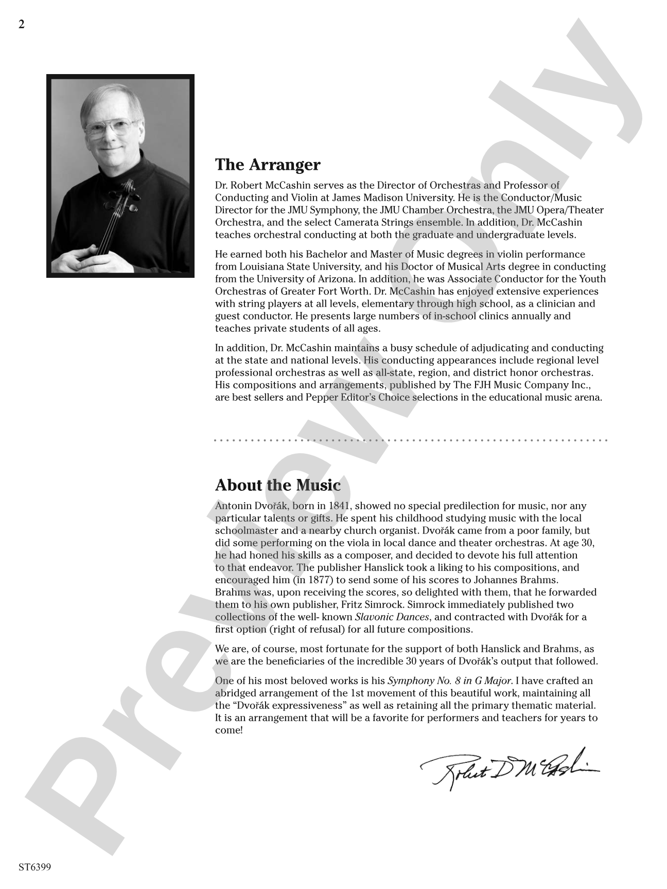Allegro Con Brio from Symphony No. 8 (First Movement): String Orchestra Conductor Score & Parts