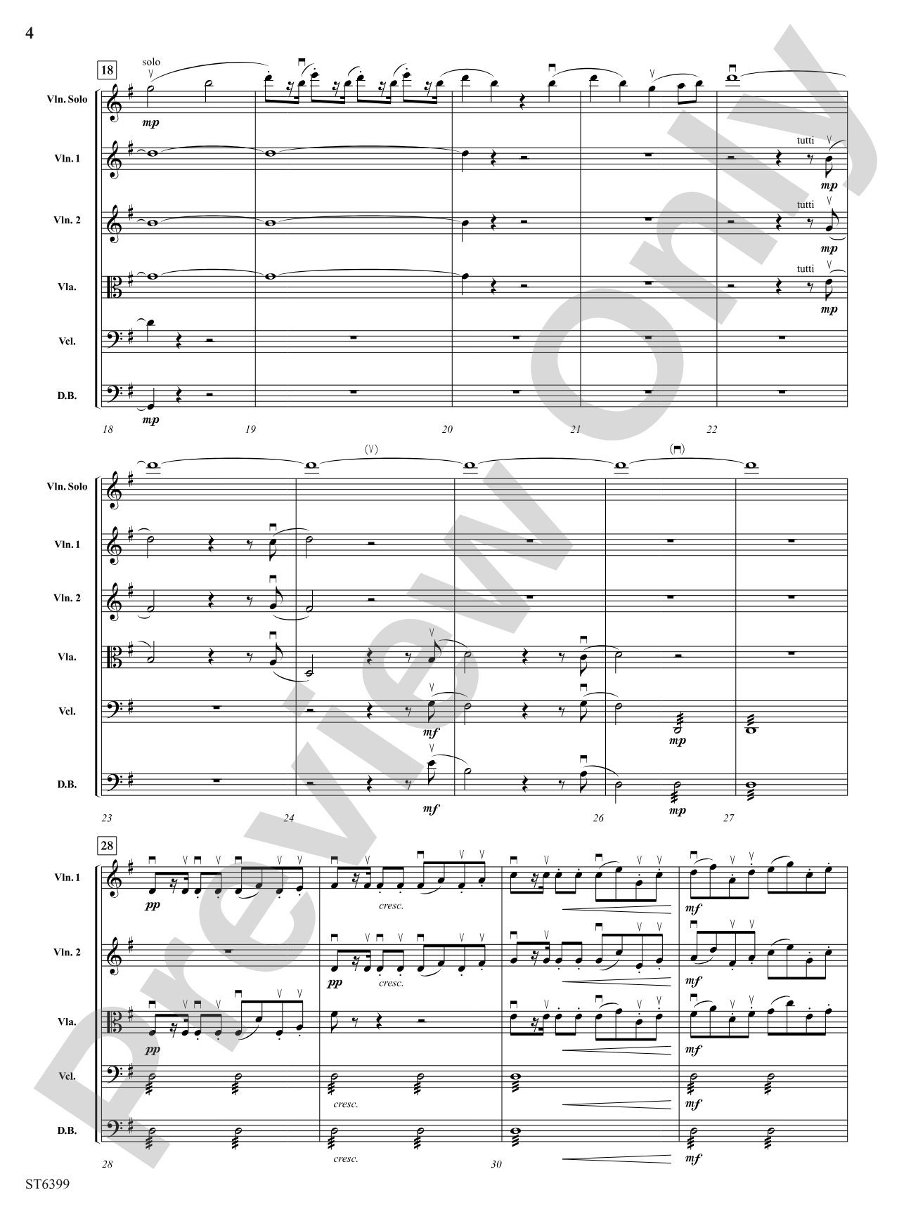 Allegro Con Brio from Symphony No. 8 (First Movement): String Orchestra Conductor Score & Parts
