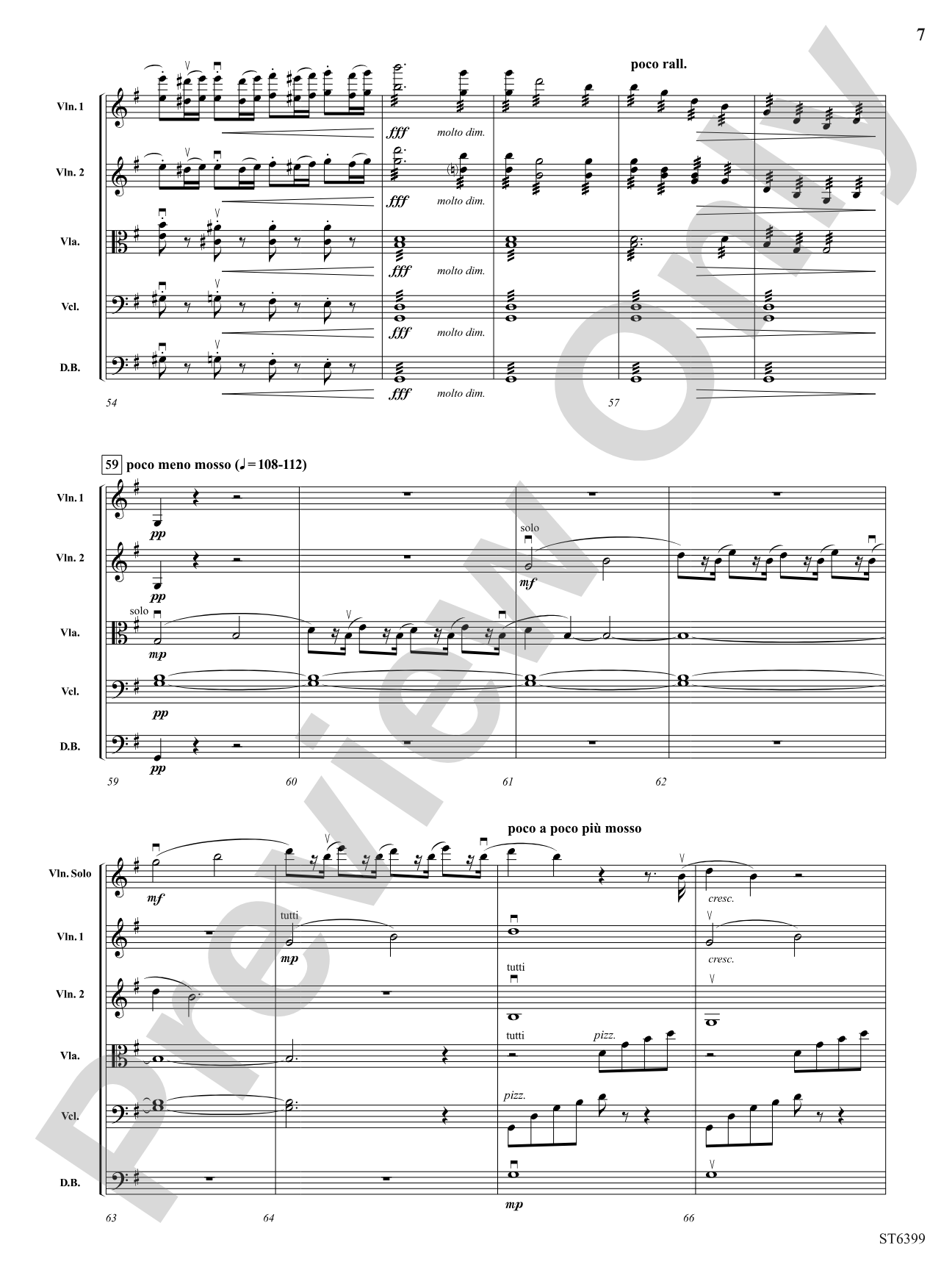 Allegro Con Brio from Symphony No. 8 (First Movement): String Orchestra Conductor Score & Parts