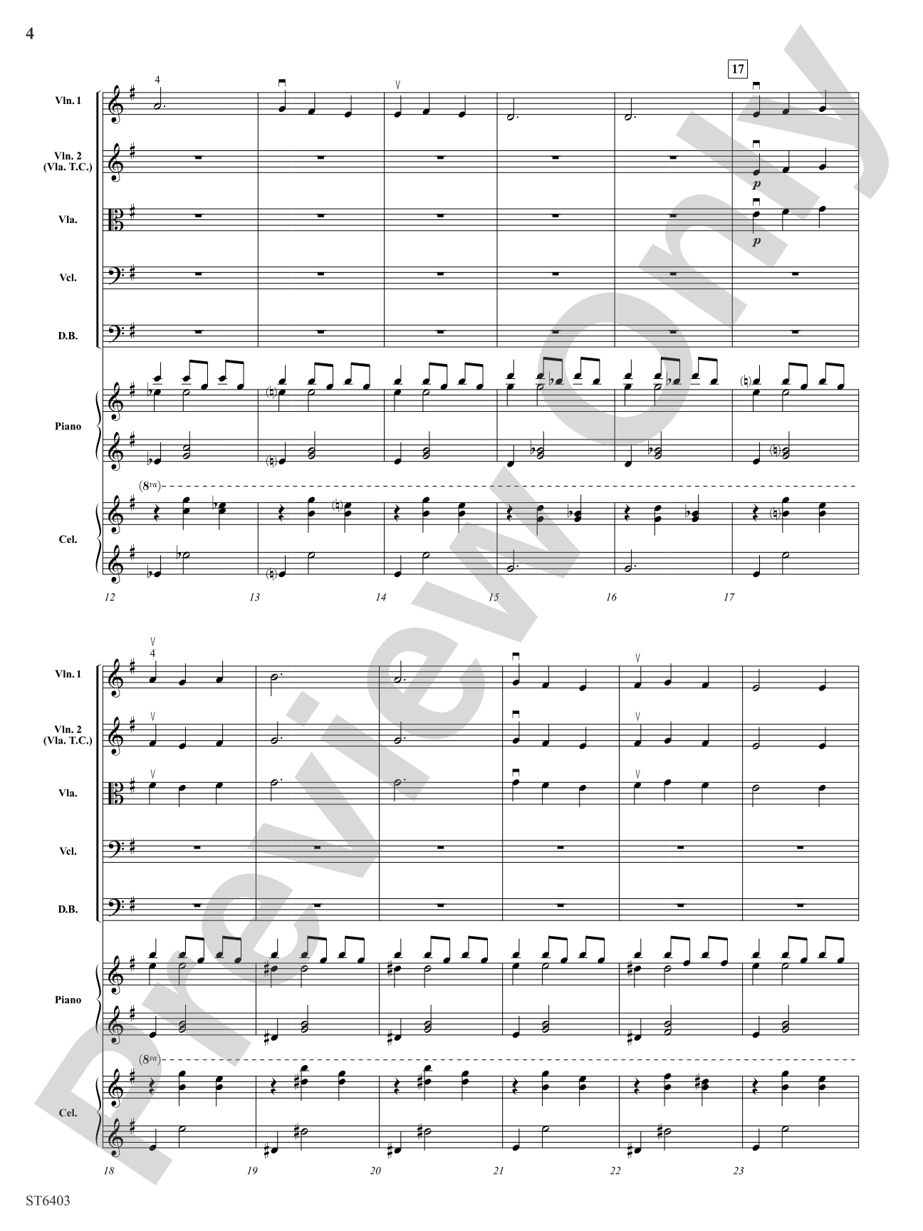 The Abandoned Funhouse: String Orchestra Conductor Score & Parts
